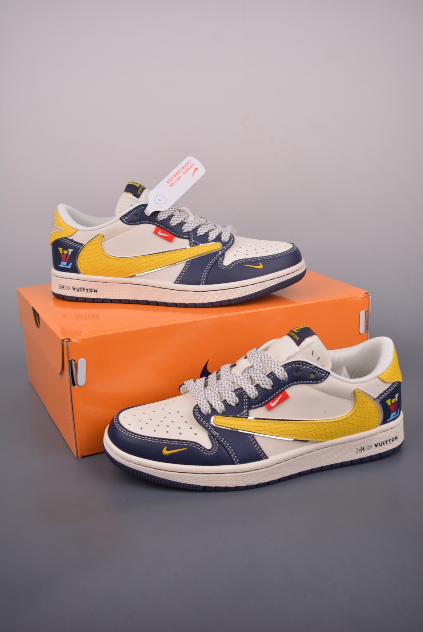 Fragment Travis Scott Louis Vuitton Air Jordan 1 Low - Limited Edition 5 i1753821253302 8752 0 4