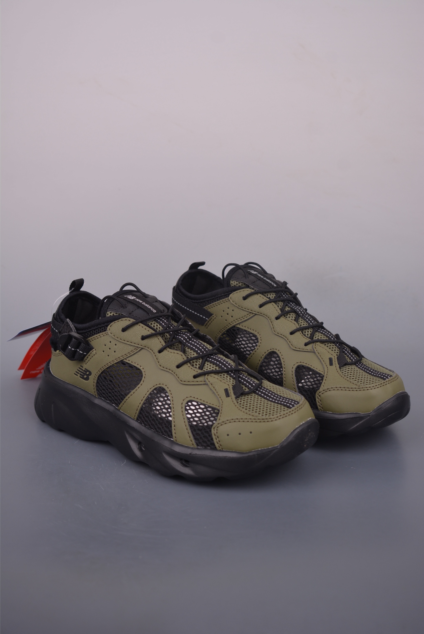 New Balance Kave Trail Running Shoes - Polyester, Synthetic Leather, Mesh, Khaki 1 i1753823631107 272 0 0