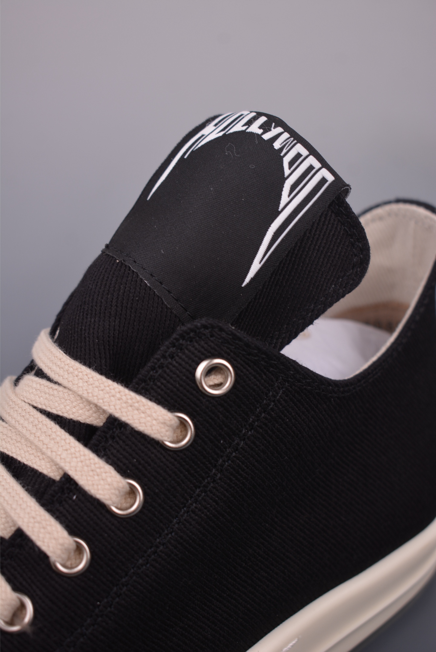 Rick Owens DRKSHDW Mega Laces Low-Top Sneakers - Black/Off-White, Premium Quality 7 i1753827546481 1756 0 6