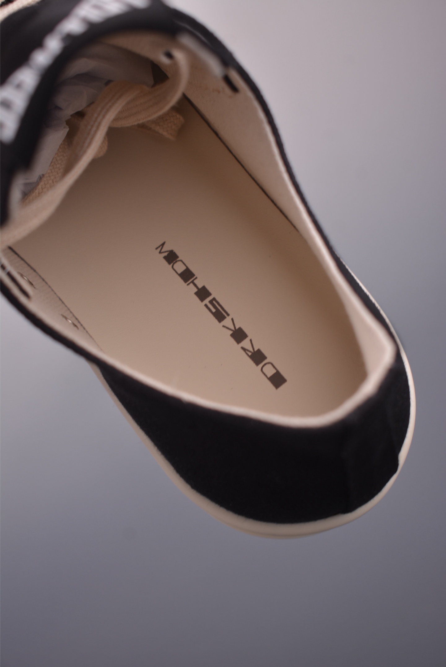 Rick Owens DRKSHDW Mega Laces Low-Top Sneakers - Black/Off-White, Premium Quality 9 i1753827548280 2492 0 8