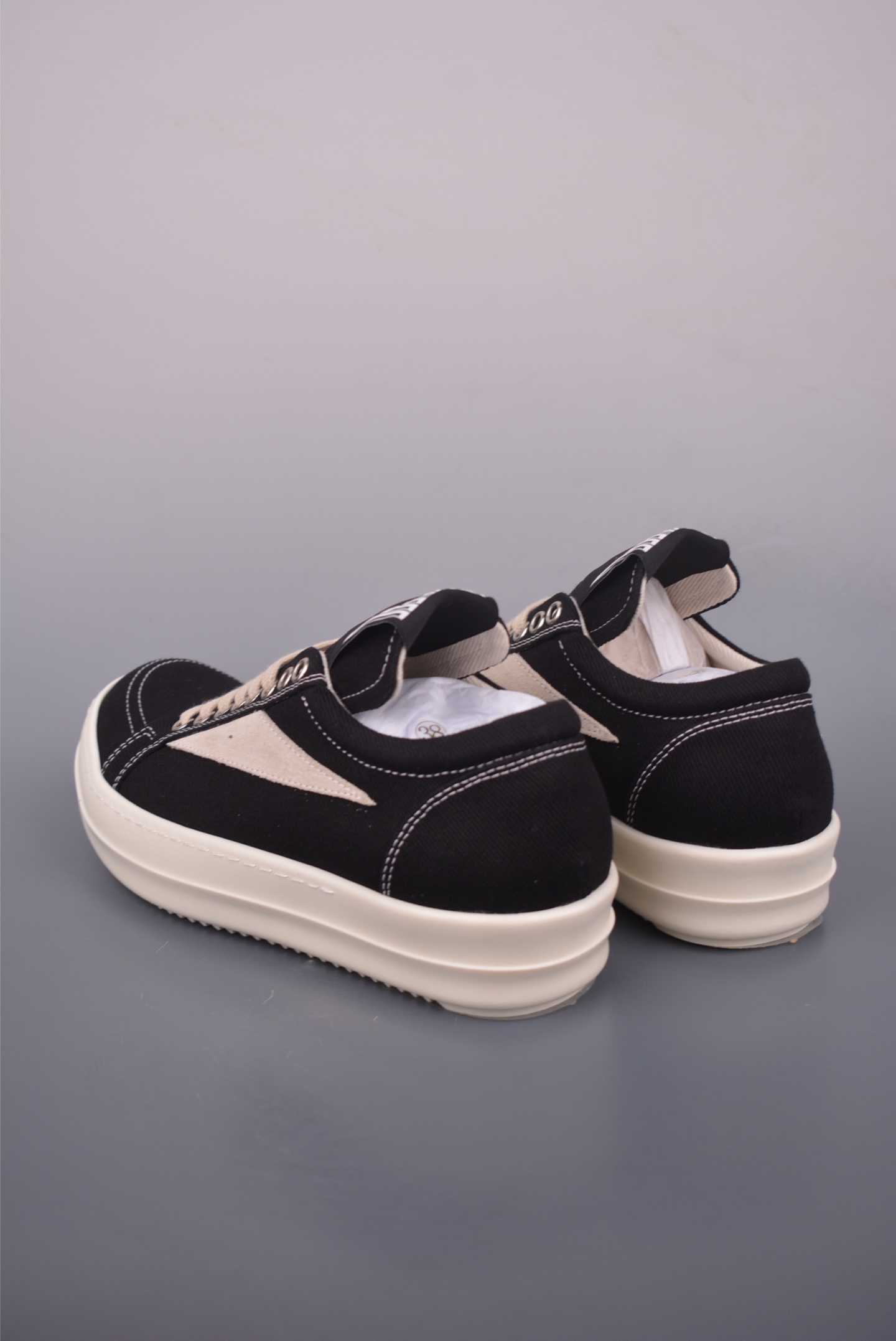 Rick Owens DRKSHDW Hollywood Sneakers - High-Quality Canvas, Premium Leather 2 i1753827593529 7016 0 1