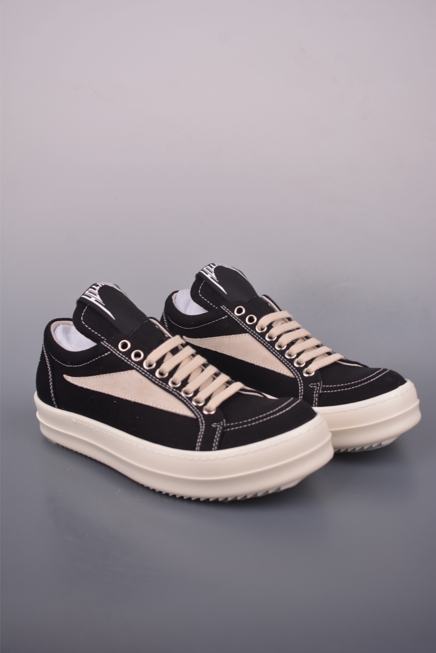 Rick Owens DRKSHDW Hollywood Sneakers - High-Quality Canvas, Premium Leather 1 i1753827593534 150 0 0
