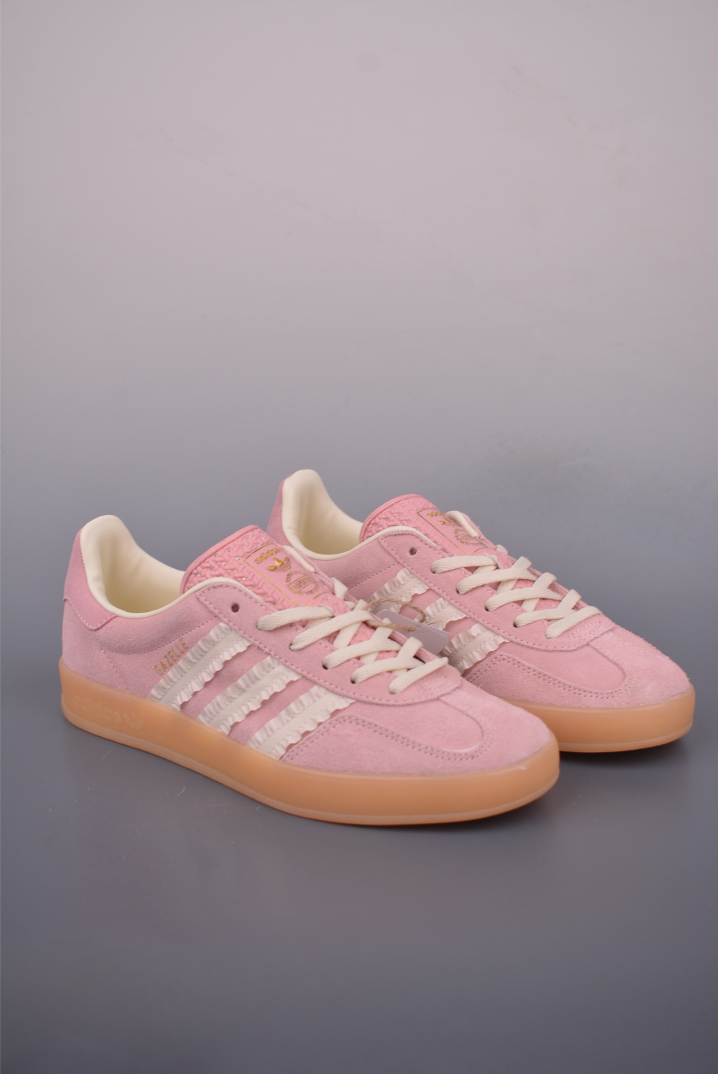Adidas Originals Gazelle Indoor Casual Low-Top Sneakers - Pink/White, All Sizes 2 i1753909815037 8610 0 0