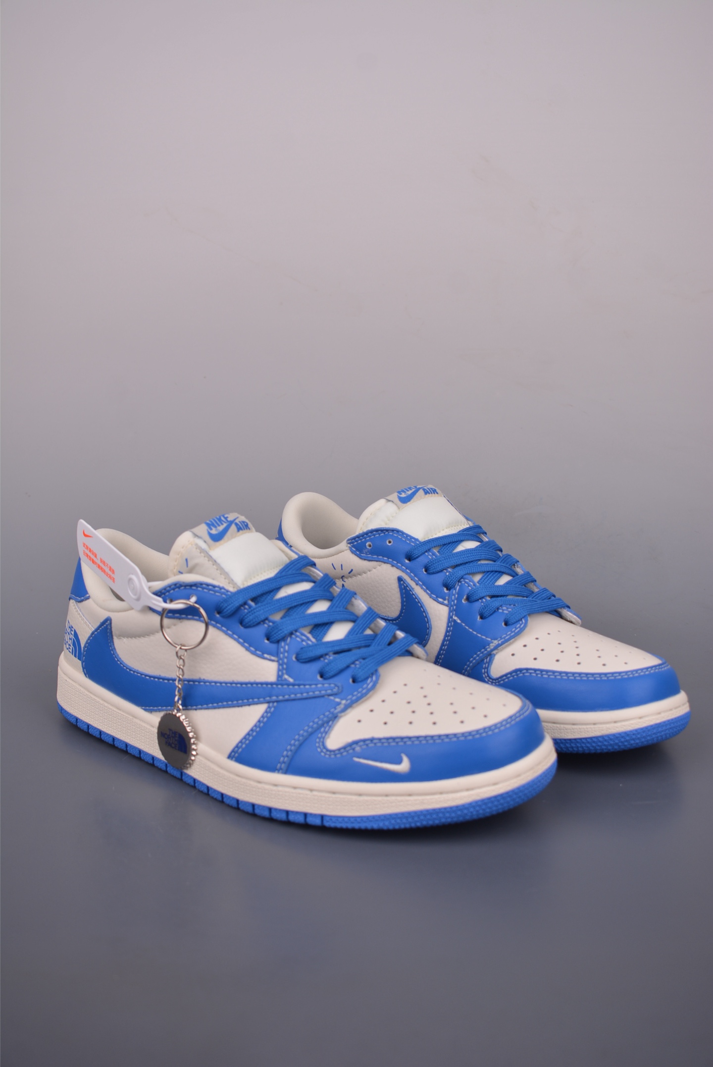 Fragment Design x Travis Scott x Air Jordan 1 Low Blue,Size 36-45 1 i1753914514862 8457 0 0