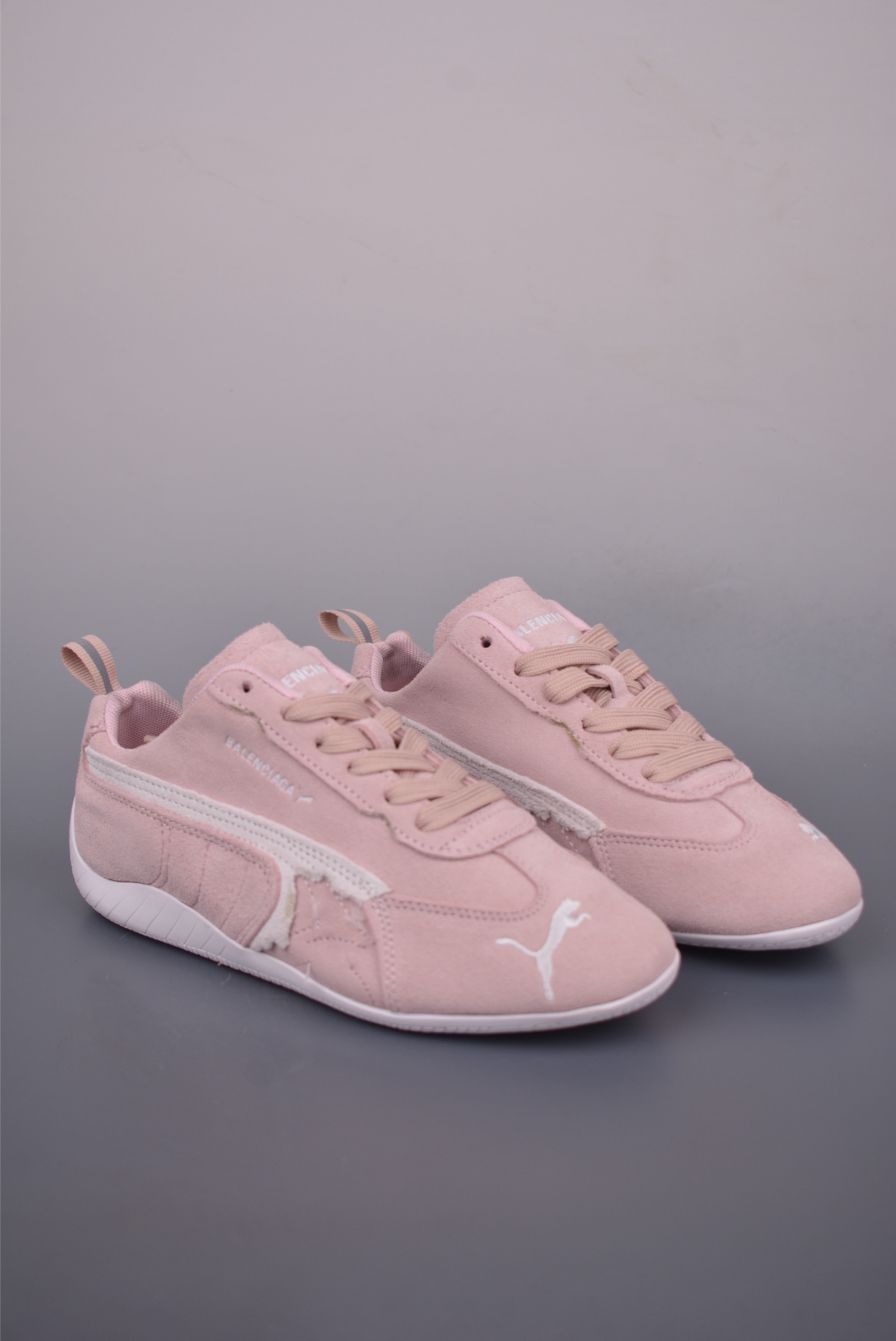 Puma Speedcat x Balenciaga Low-Top Racing Shoes - Pink Suede, Sizes 36-40 1 i1753984412274 1389 0 0