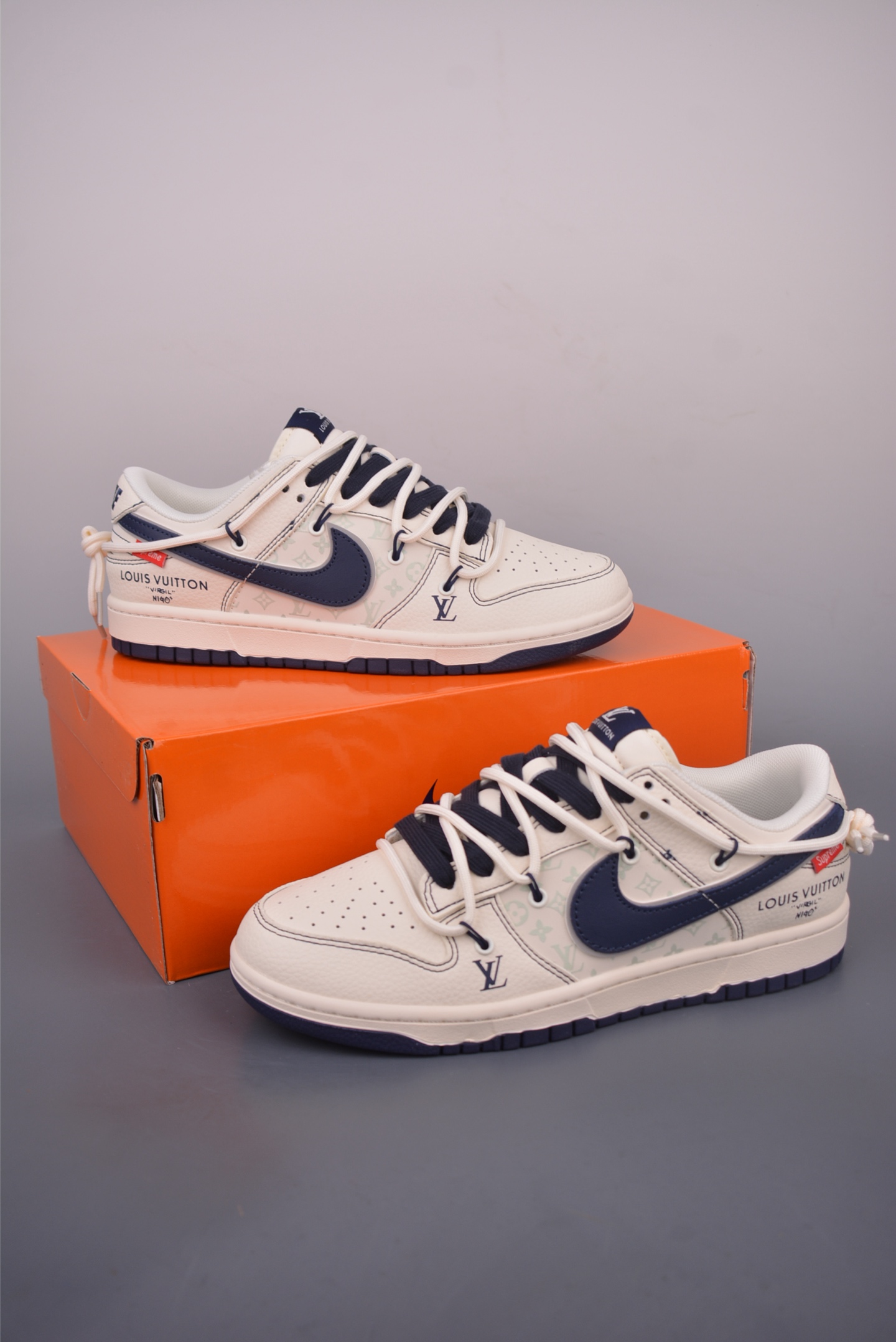 Nike SB Dunk Low Louis Vuitton Collab, Premium Leather, Comfortable Fit 5 i1754171493862 5782 0 4