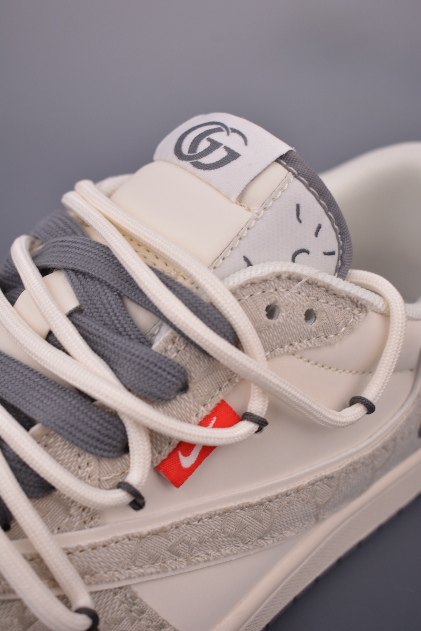 Fragment x Travis Scott x Gucci Air Jordan 1 Low 三方联名倒钩 HT5088-601