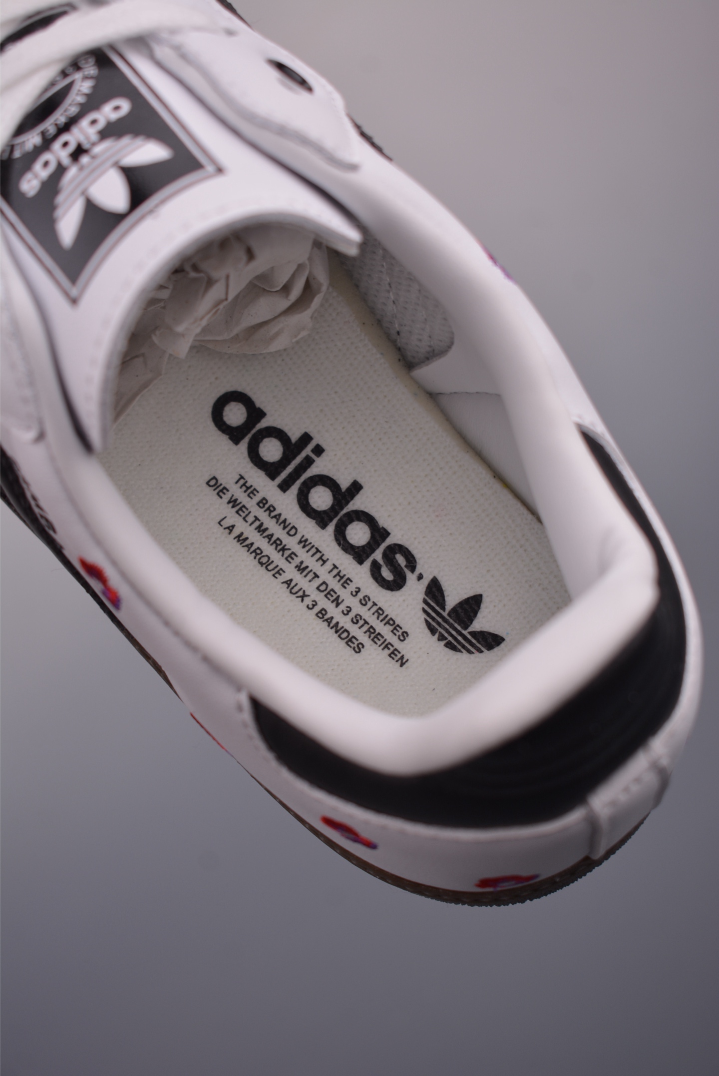 Adidas Samba OG Women's White Floral Leather Sneakers Retro Casual Shoes 9 i1754259116118 8312 0 8