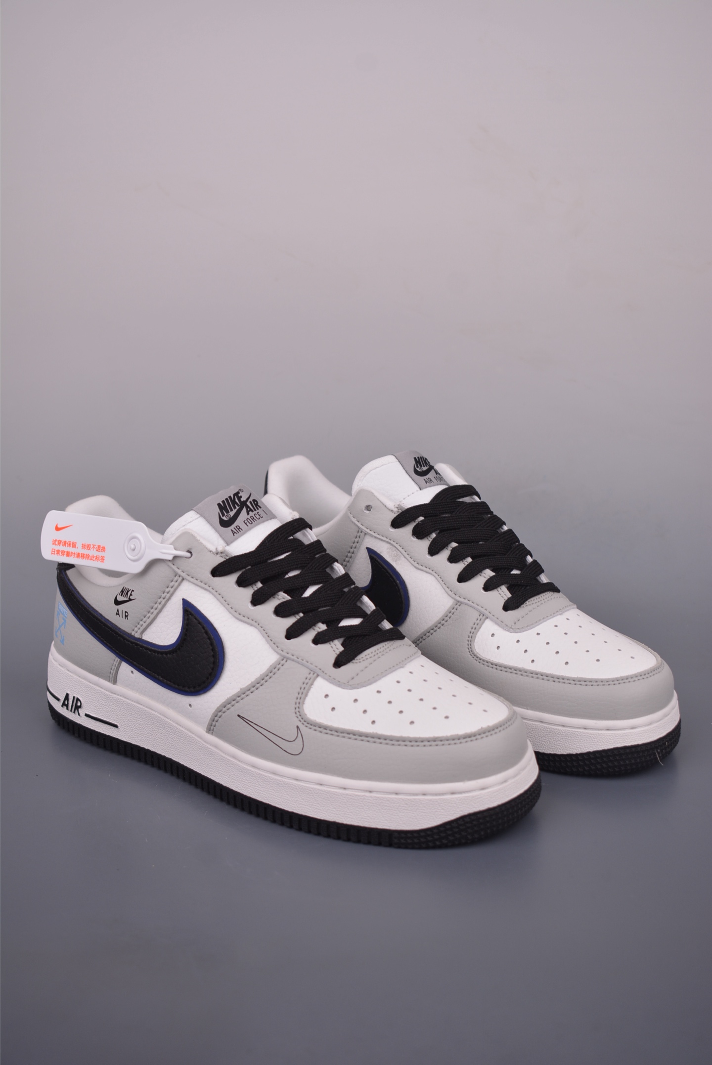 Nike Air Force 1 Low OFF White Grey Black Sneakers Unisex Size 36-45 2 i1754260192904 2521 0 0