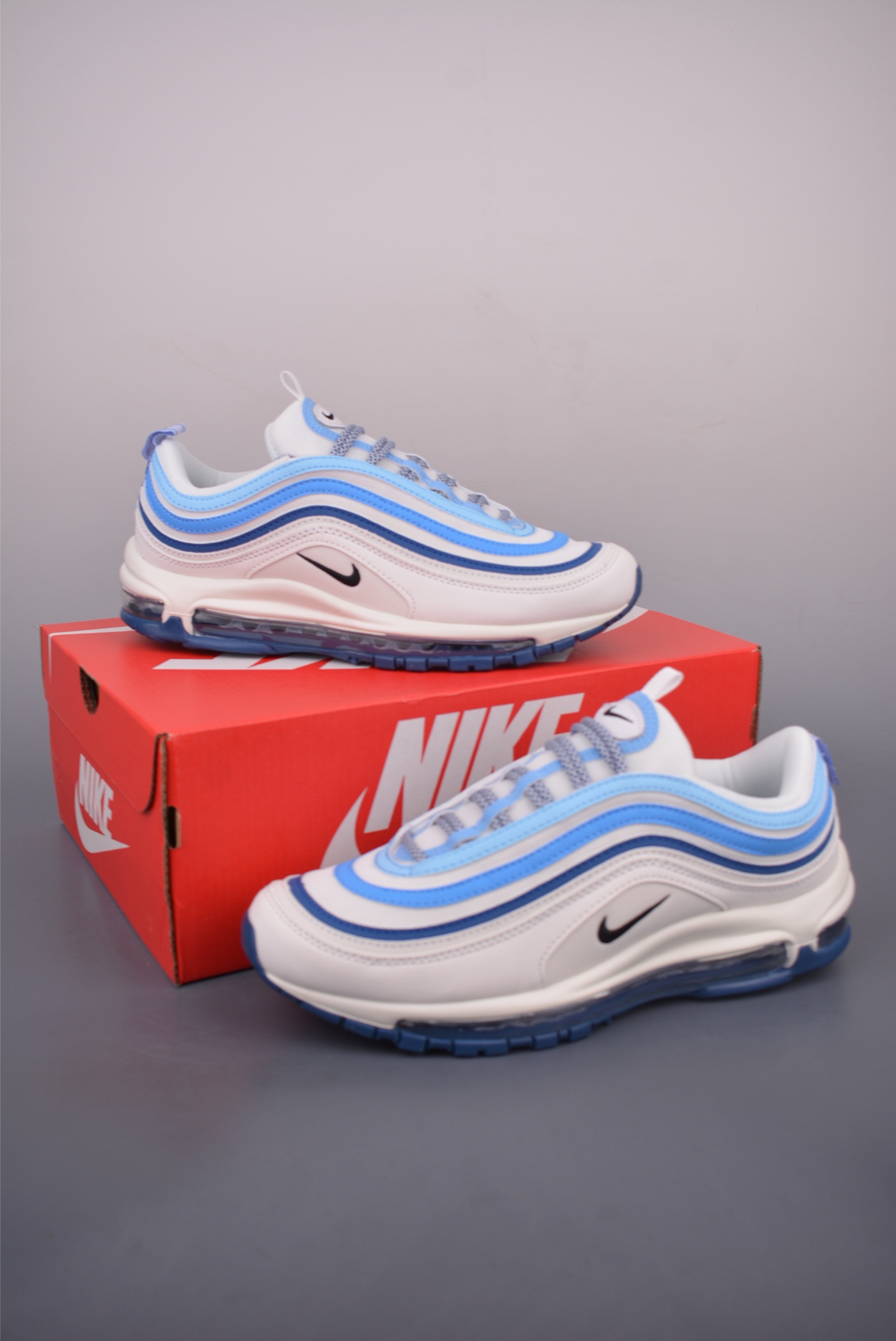 Nike Air Max 97 'Bullet' White & Blue Original Batch, Comfortable and Stylish 5 i1754260419021 7694 0 4