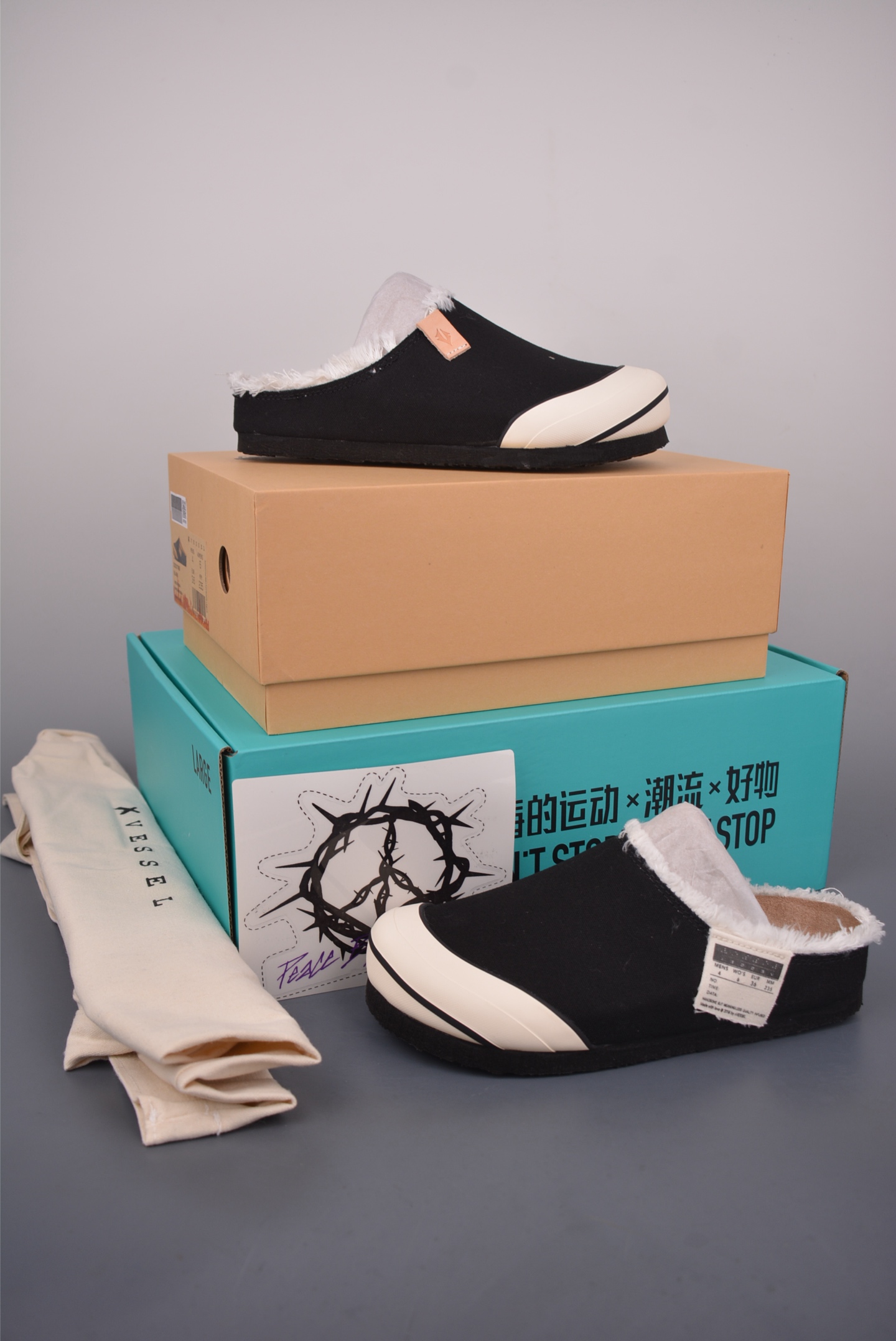 XVessel Cabin One Canvas Mules - Retro Style, Comfortable and Durable 6 i1754339402010 3444 0 4