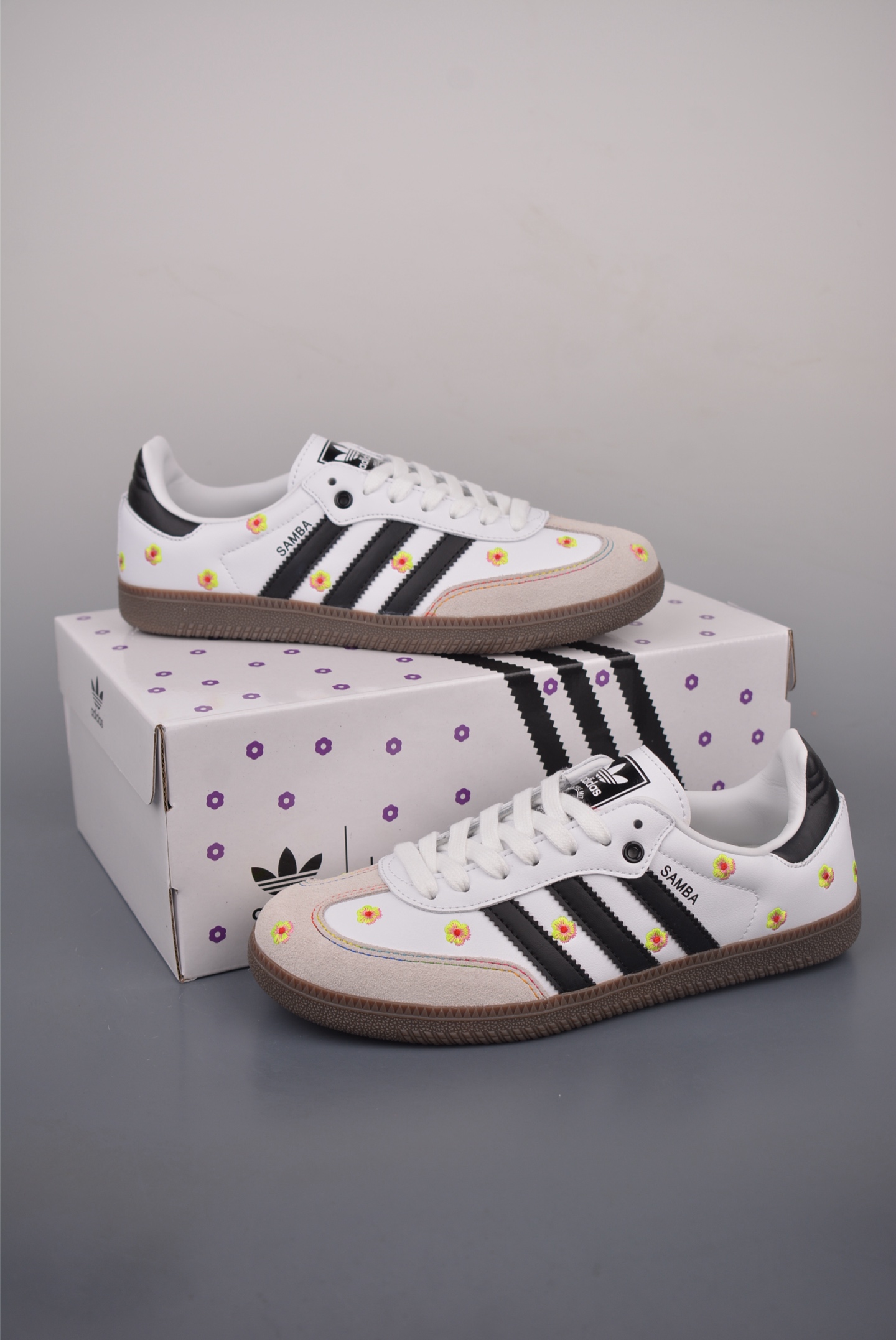 Adidas Samba OG Retro Floral Sneakers - Comfortable, Stylish, and Authentic 6 i1754340221382 2737 0 4