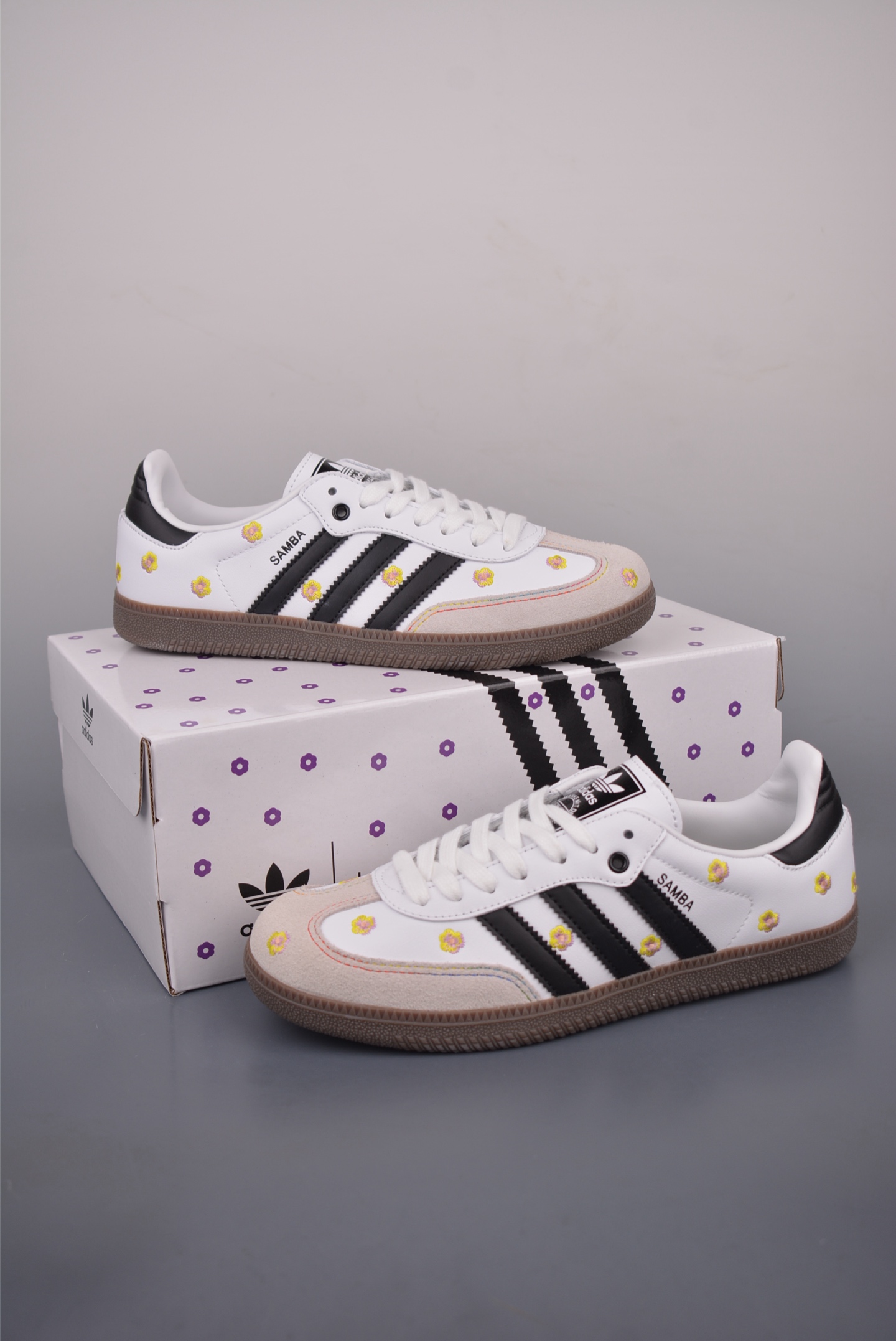 Adidas Samba OG Floral Embroidered Leather Sneakers Retro Casual Shoes 5 i1754340288208 4981 0 4
