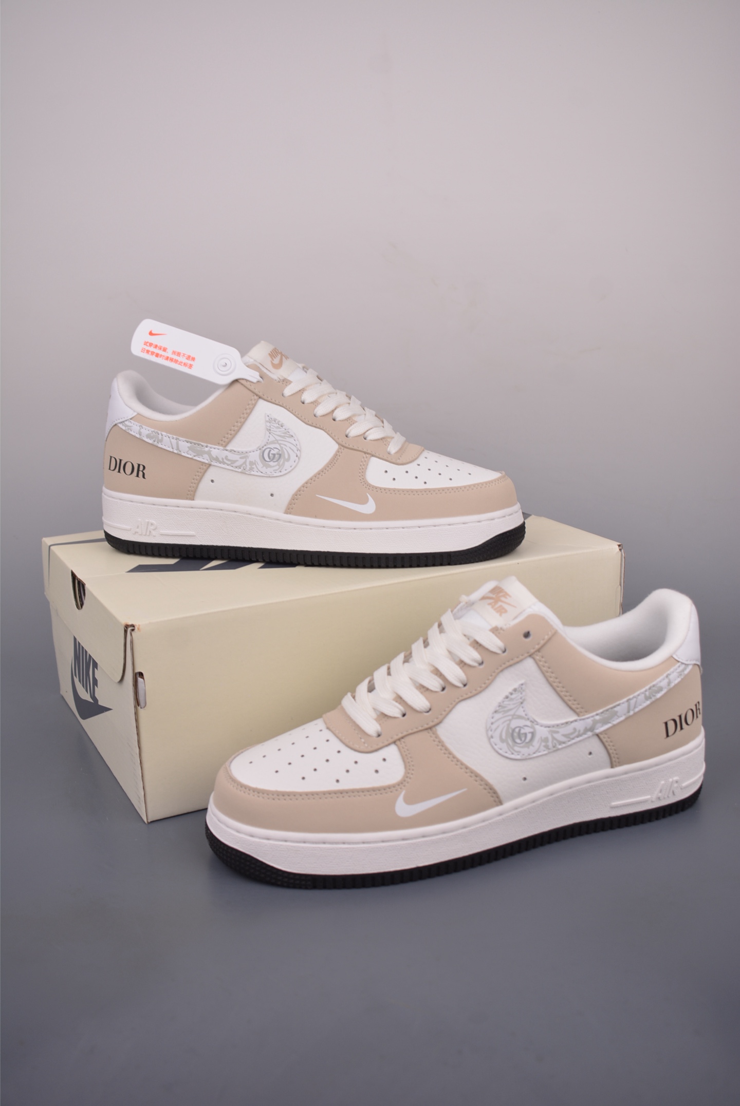 Nike Air Force 1 Low Dior Custom Sneakers Comfortable Fashion Shoes 5 i1754341378468 7389 0 4