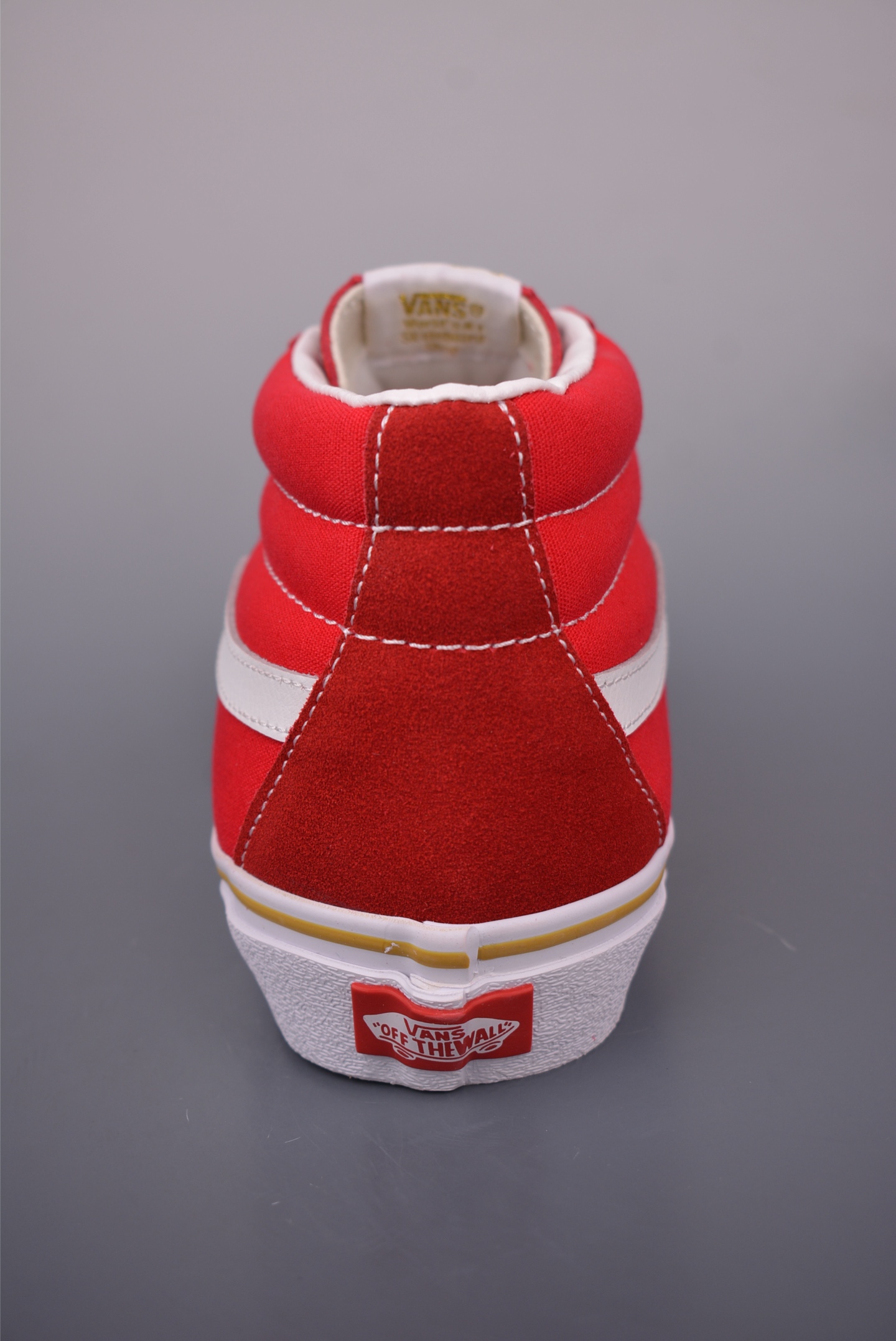 Vans Sk8-Mid Premium High-Top Sneakers, Red/White, Canvas & Suede, Retro Style 5 i1754347338596 8903 0 3