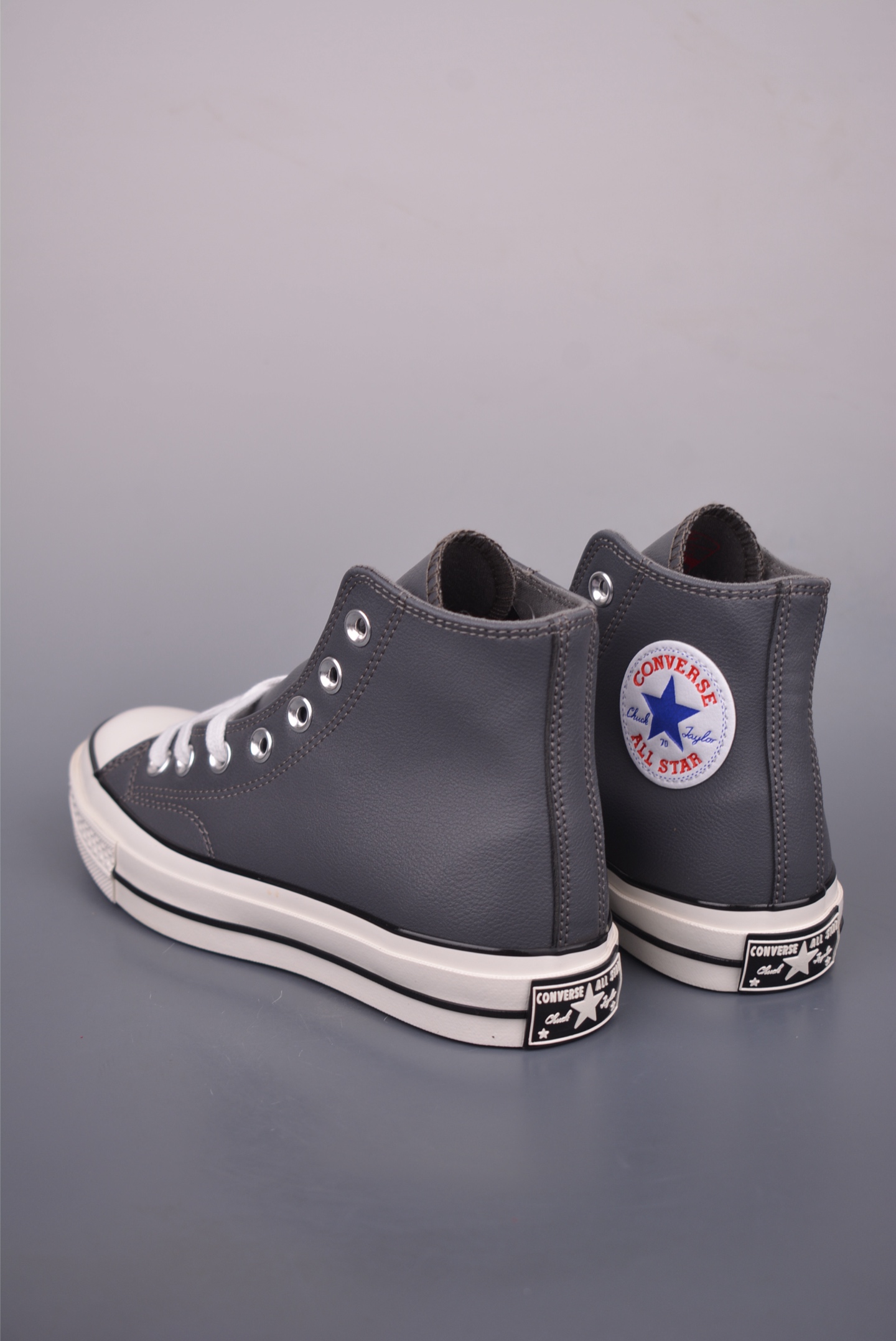 Converse Chuck 1970s Leather High Top Sneakers - Retro Gray, Sizes 35-44 2 i1754347382674 8549 0 1