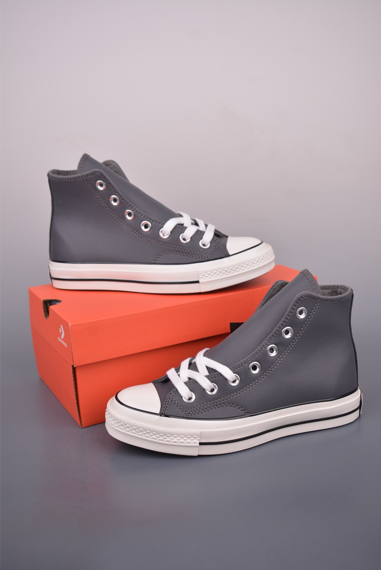Converse Chuck 1970s Leather High Top Sneakers - Retro Gray, Sizes 35-44 5 i1754347382707 5284 0 4