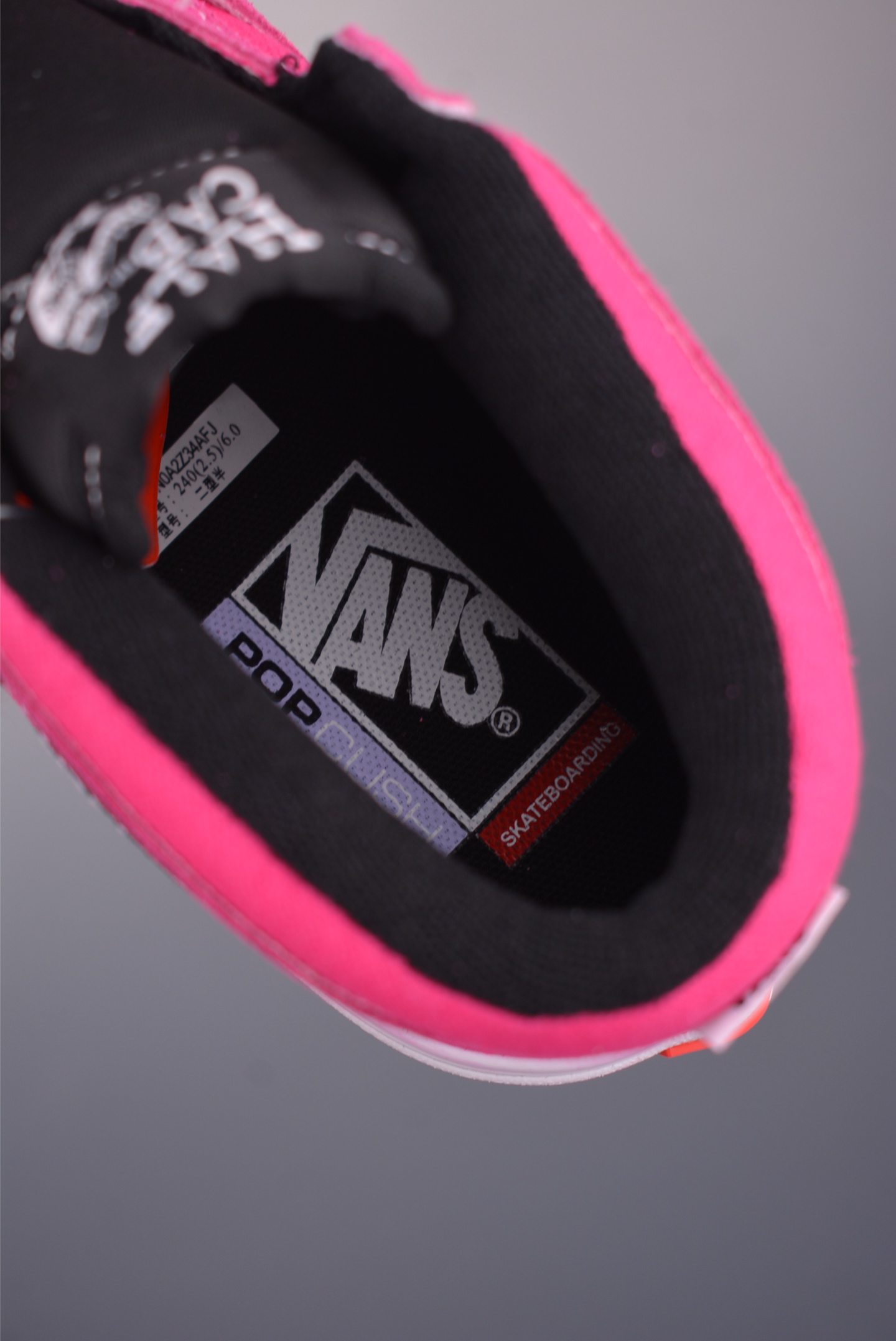 Vans Skate Half Cab 玫红/火龙果 美式复古休闲中帮职业滑板鞋 VN0A2Z34A