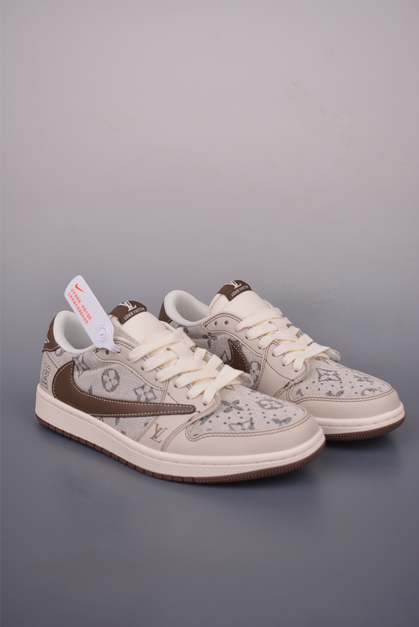 Louis Vuitton x Travis Scott Air Jordan 1 Low - Designer Collaboration Sneakers 2 i1754348306131 6568 0 0