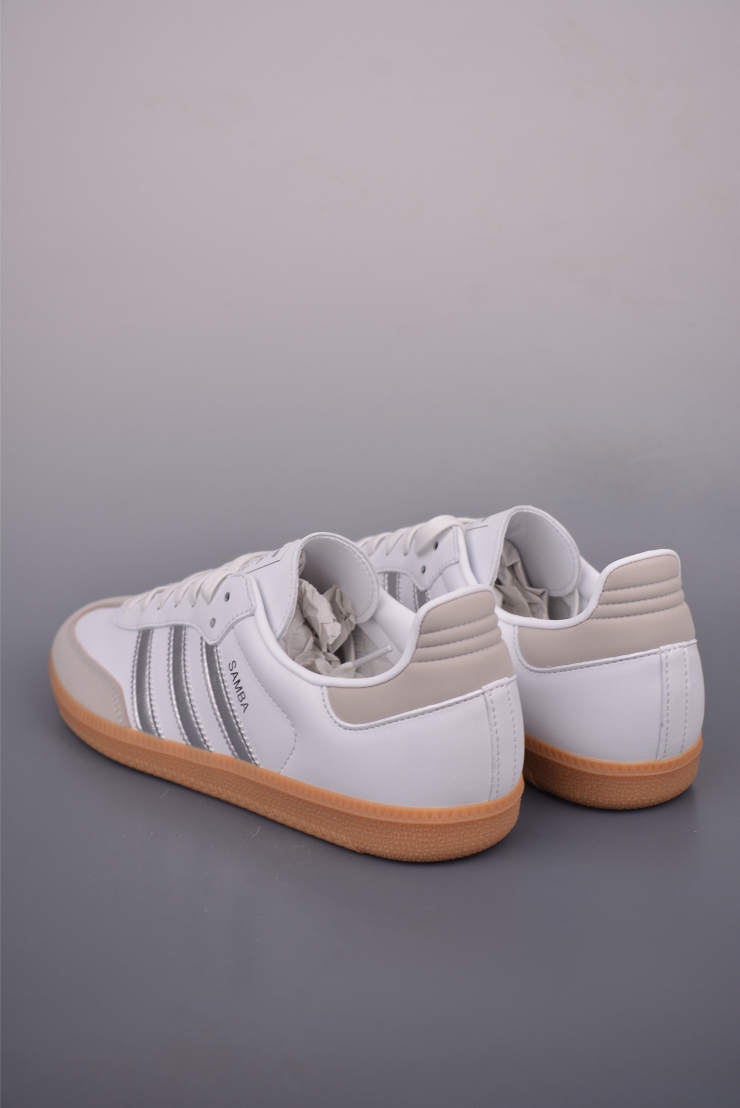 Adidas Samba OG White/Silver Casual Sneakers - Classic Style & Comfort 2 i1754427013470 5842 0 1