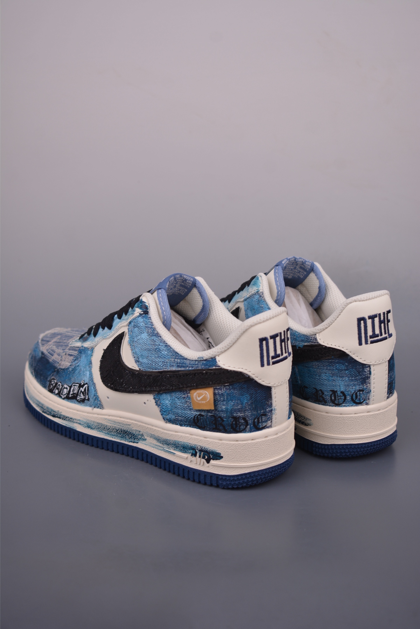 Nike Air Force 1 Low Denim Patchwork Sneakers - Iconic Style & Comfort 3 i1754429724441 5238 0 1