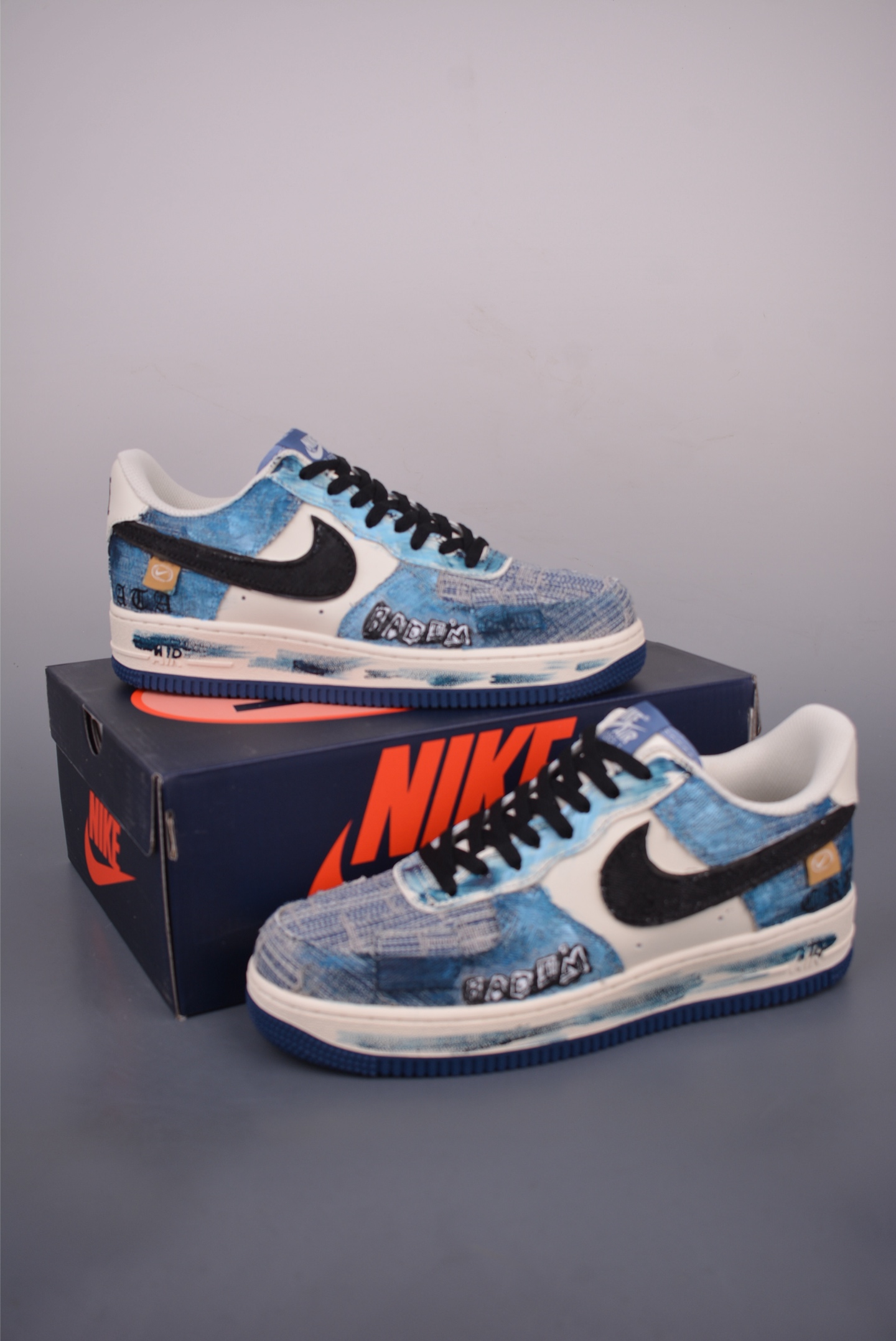 Nike Air Force 1 Low Denim Patchwork Sneakers - Iconic Style & Comfort 6 i1754429724484 3878 0 4