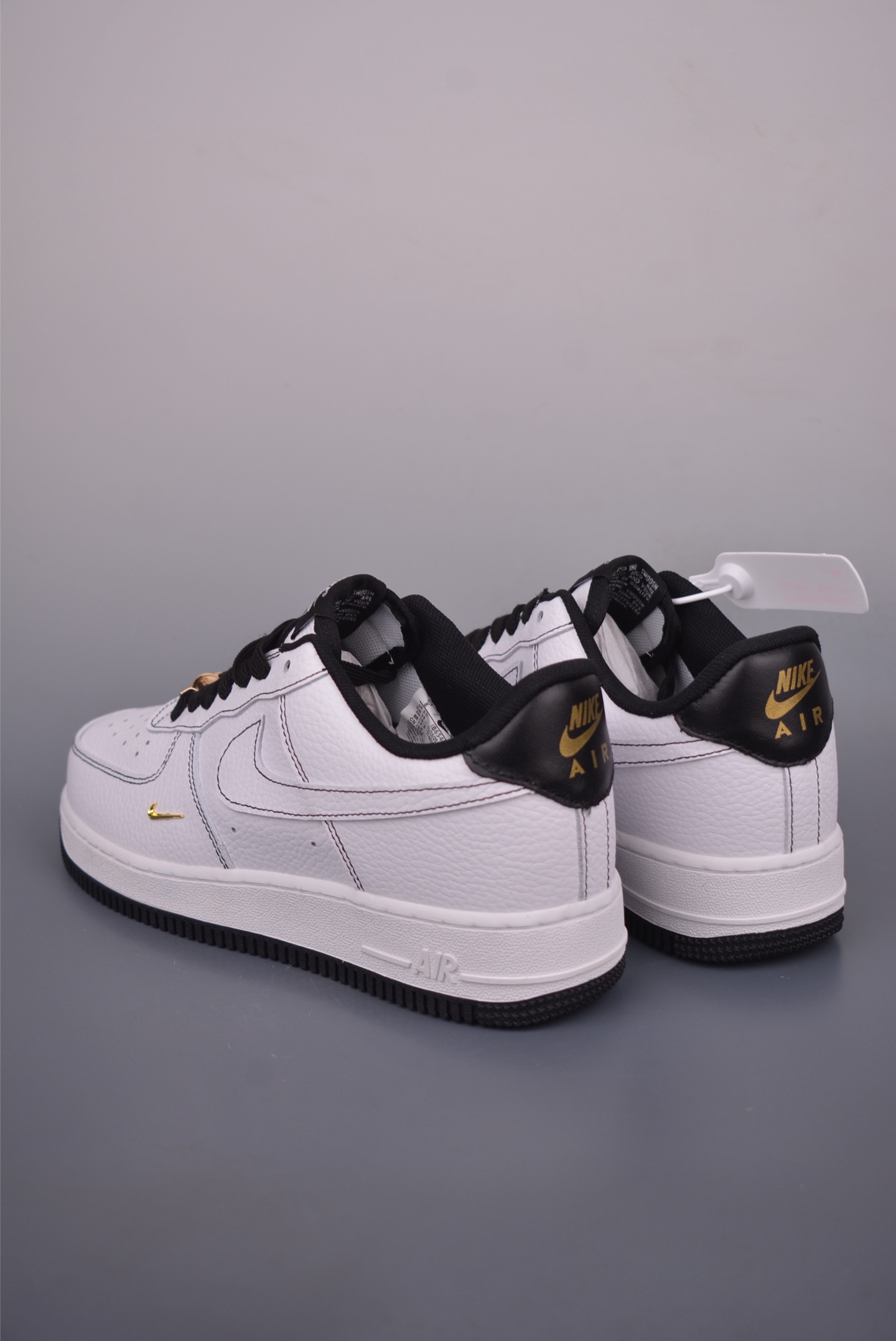 Nike Air Force 1 Low White/Black Leather Sneakers - Iconic Style and Comfort 3 i1754430560966 9273 0 1