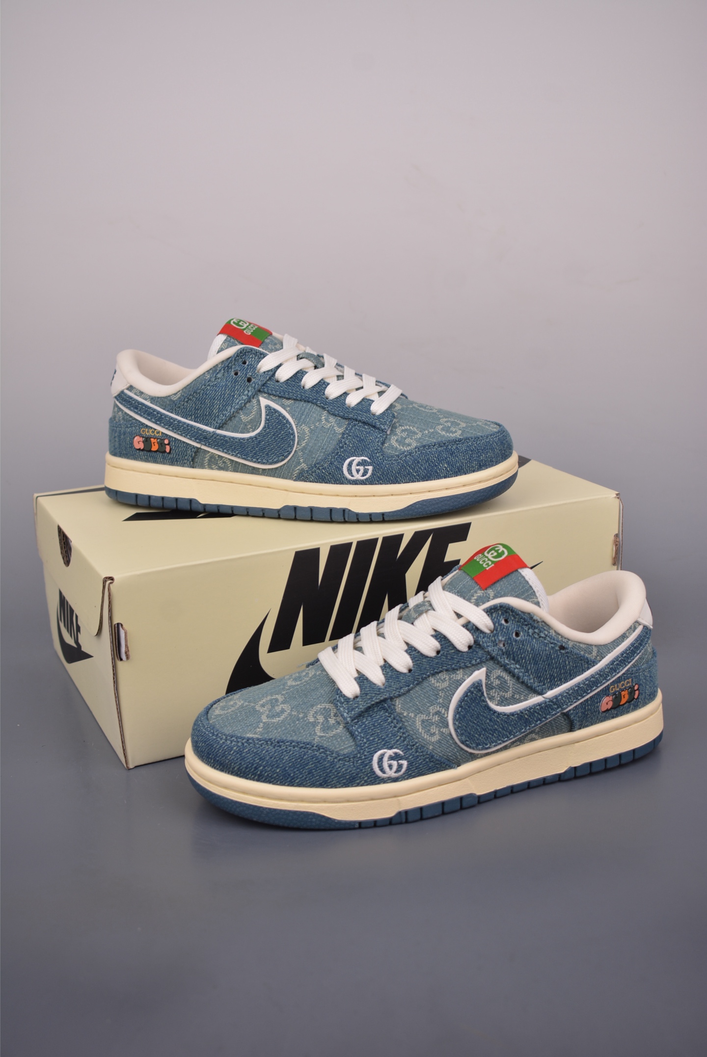Nike SB Dunk Low Gucci Collab Denim Sneakers Designer Shoes - Limited Edition 5 i1754431473340 3396 0 4
