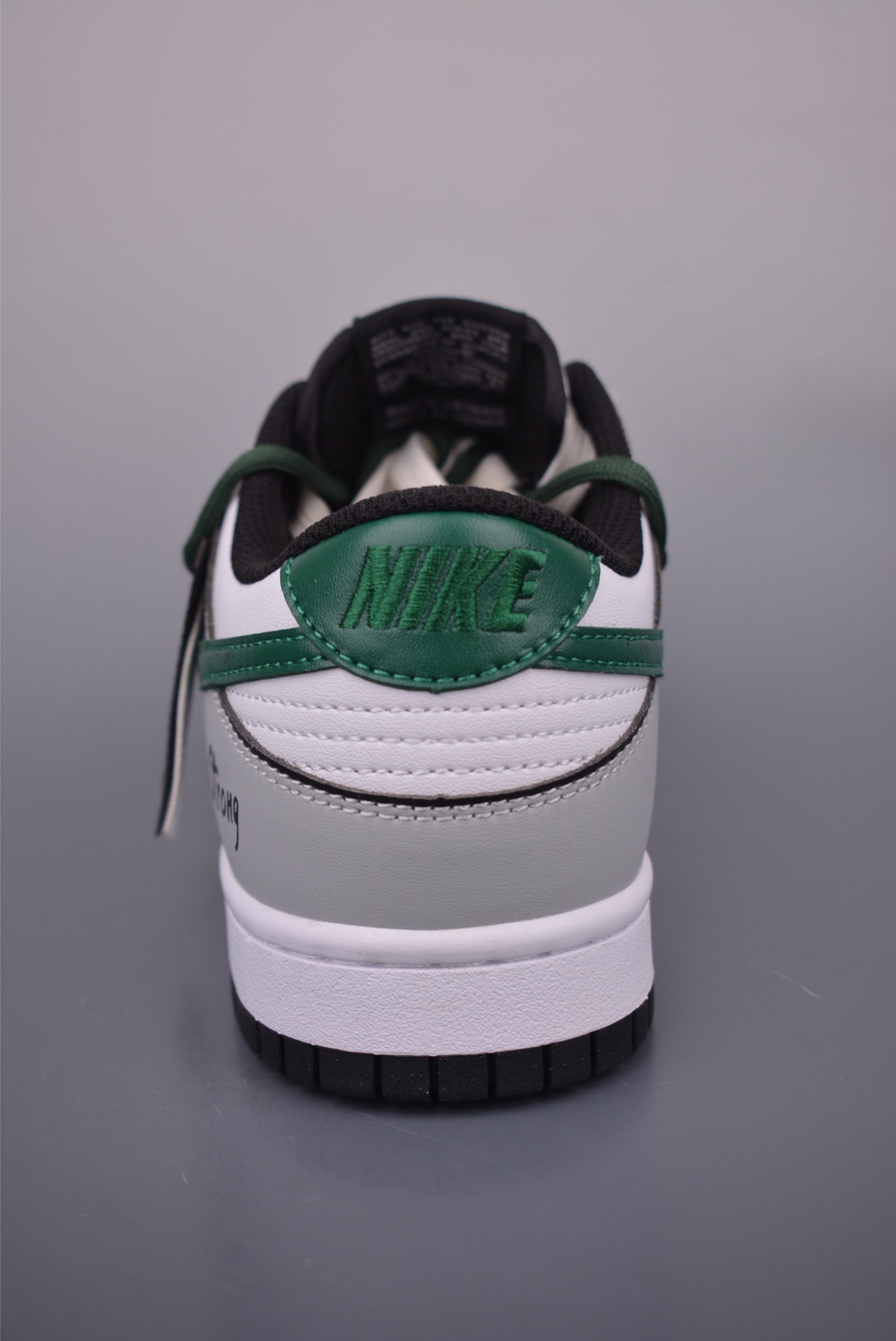Nike SB Dunk Low Gray Black Green Deconstructed Lace-Up Sneakers 4 i1754432504258 5230 0 3
