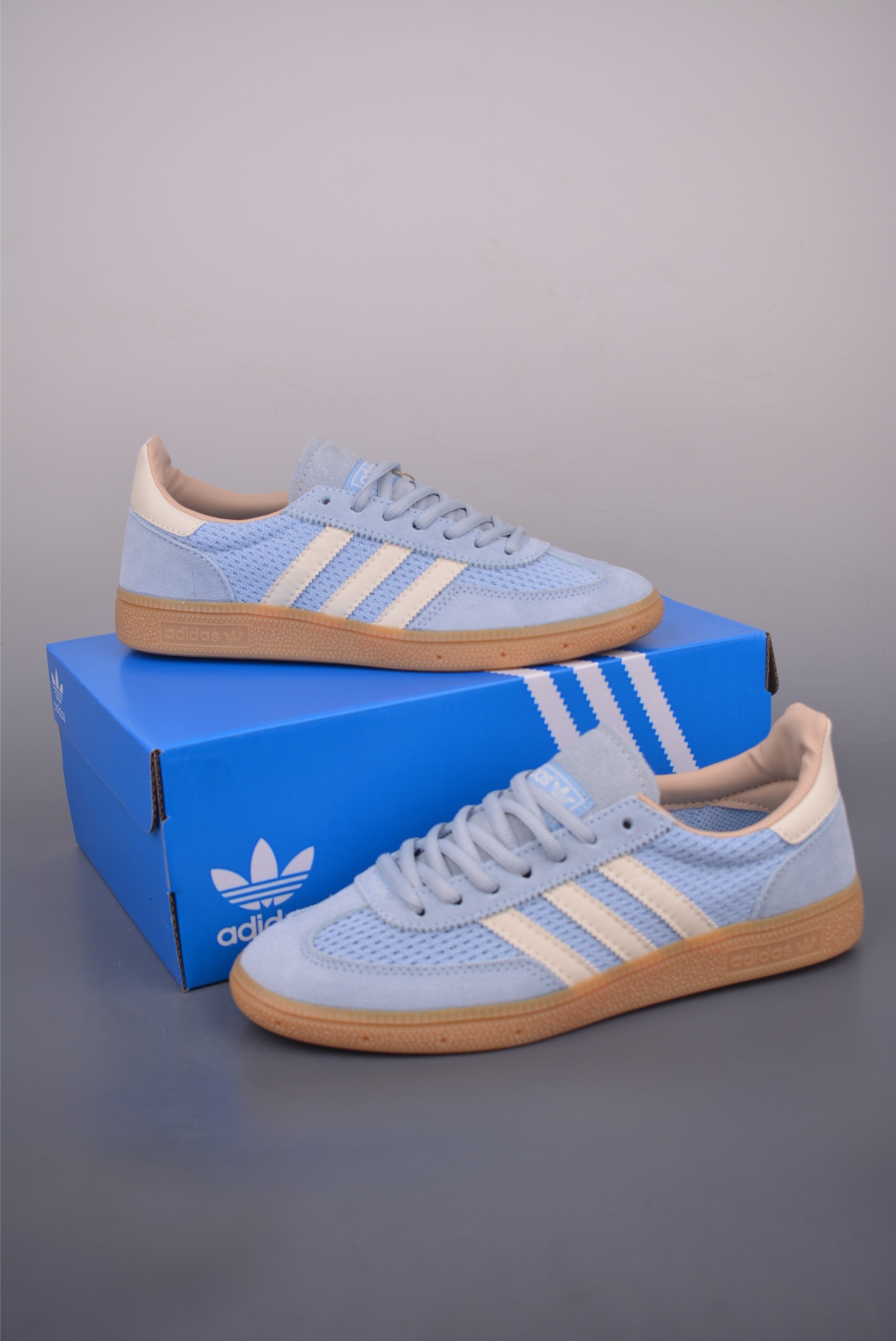 Adidas Handball Spezial Classic Retro Casual Sneakers - Light Blue Suede 5 i1754520686808 7747 0 4