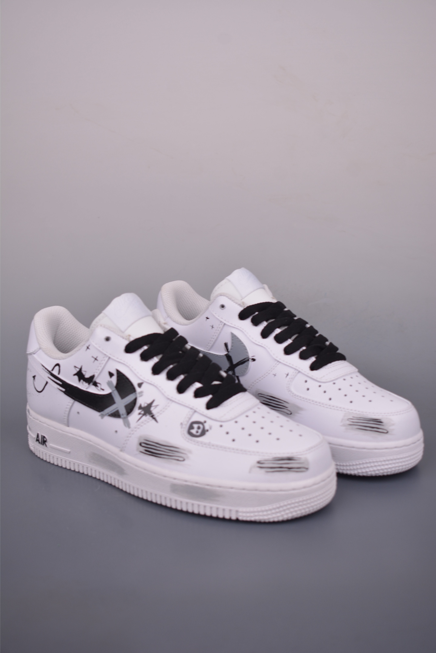 Nike Air Force 1 Low Graffiti Custom Sneakers - Style CW2288-111K 2 i1754521614281 999 0 0