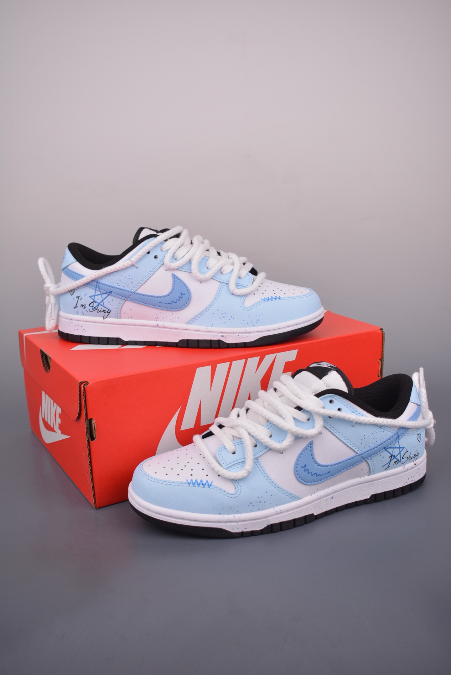 Nike SB Dunk Low 'Blue Ocean' Deconstructed Sneakers with Unique Laces 6 i1754521938354 23 0 4