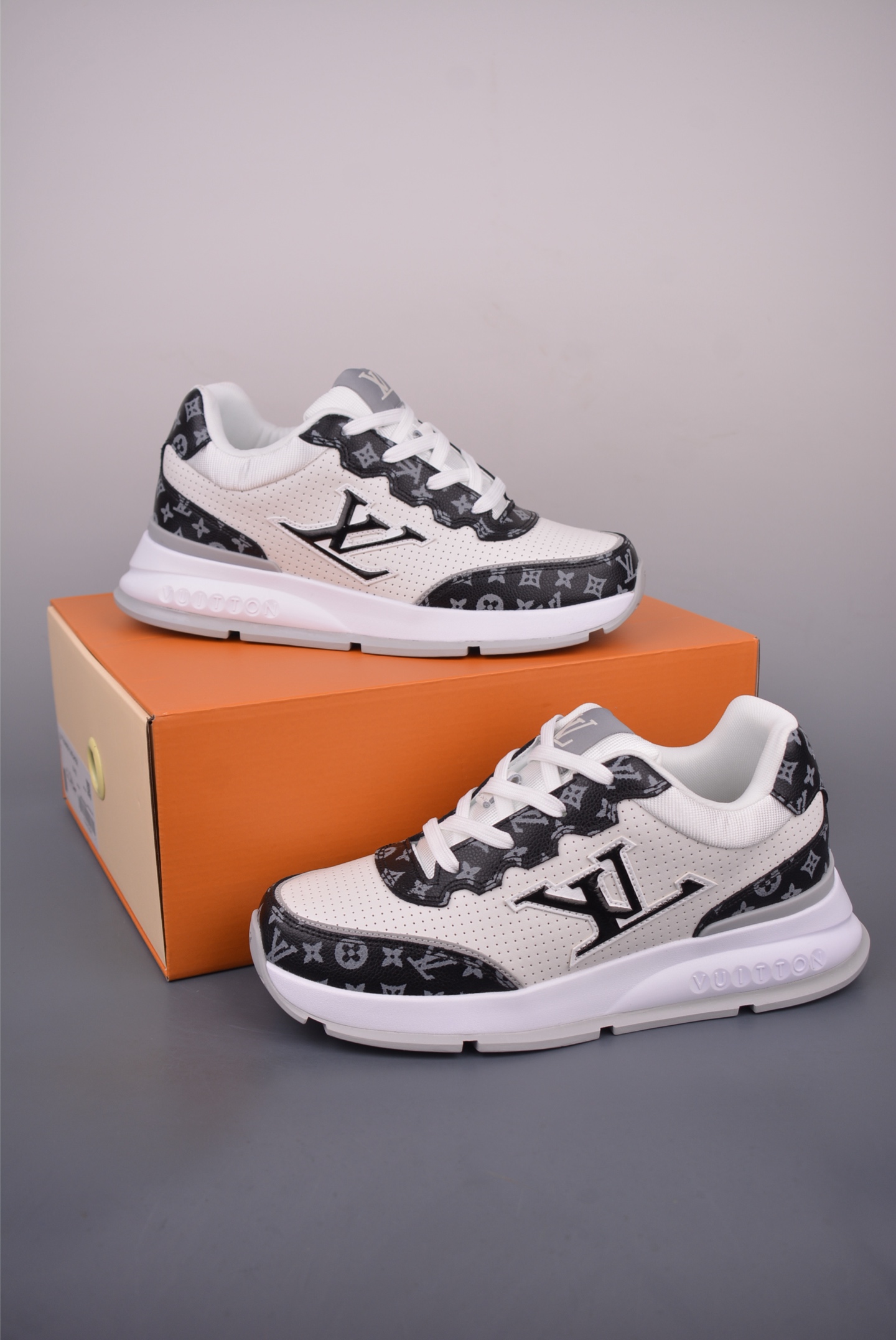 Louis Vuitton Trainer Sneaker Low White Leather Casual Shoes Size 41-45 6 i1754522400909 5732 0 4