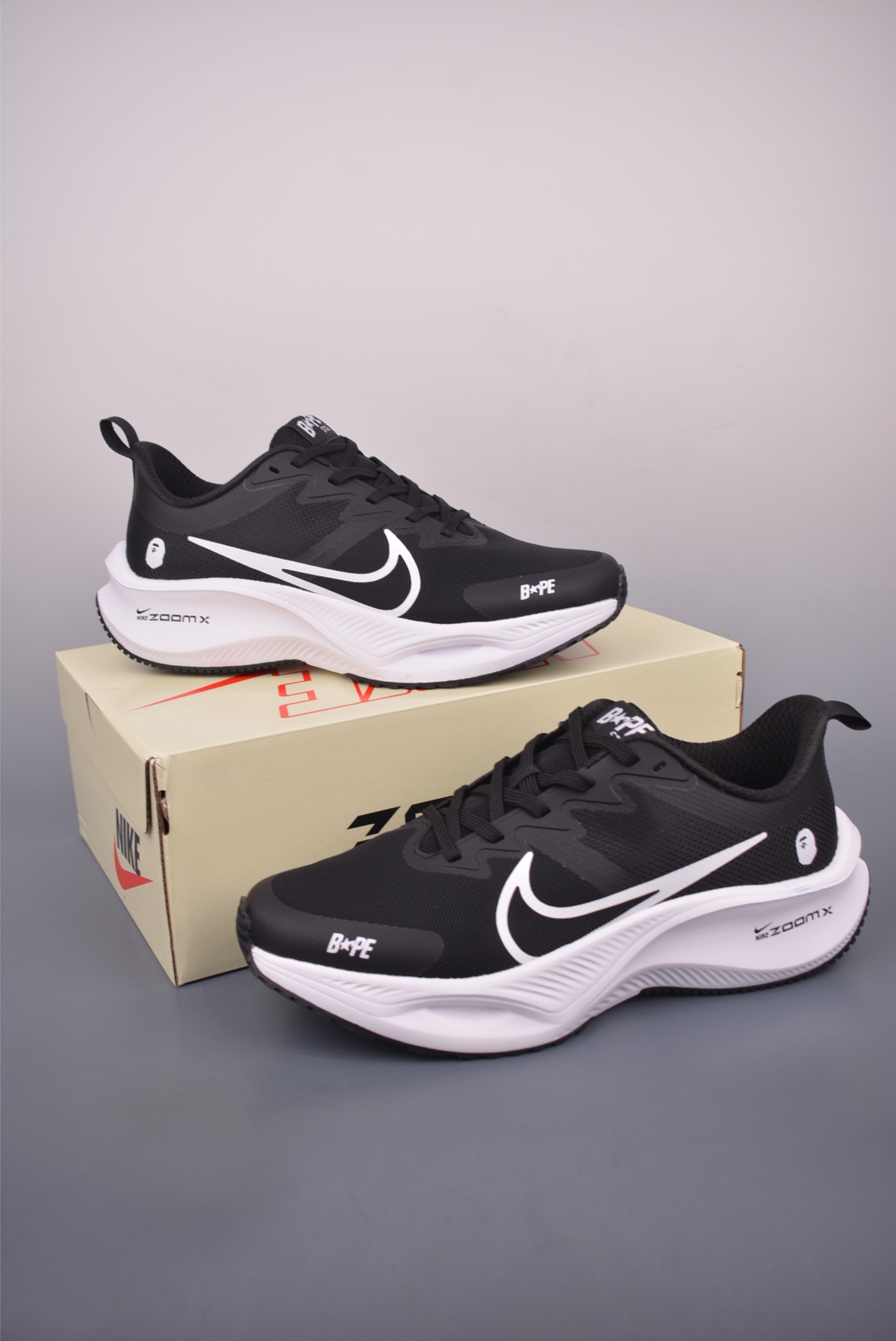 Nike Zoom Plus x BAPE Running Shoes - Ultimate Comfort and Style (Black) 6 i1754603137189 473 0 4