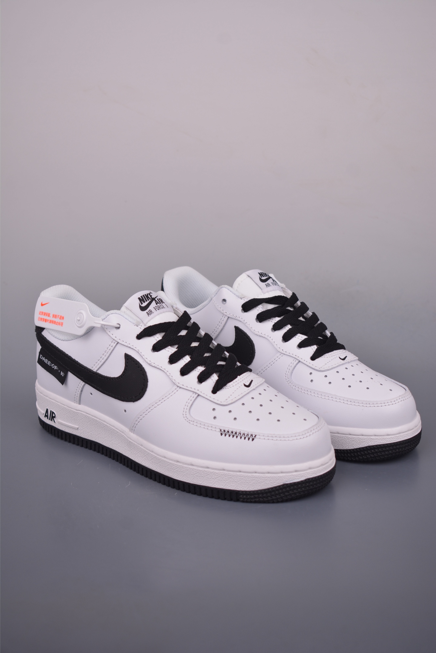 Nike Air Force 1 Low White/Black,Honeycomb Cushion, Steel Stamp,Original Accessories 1 i1754603279894 5561 0 0