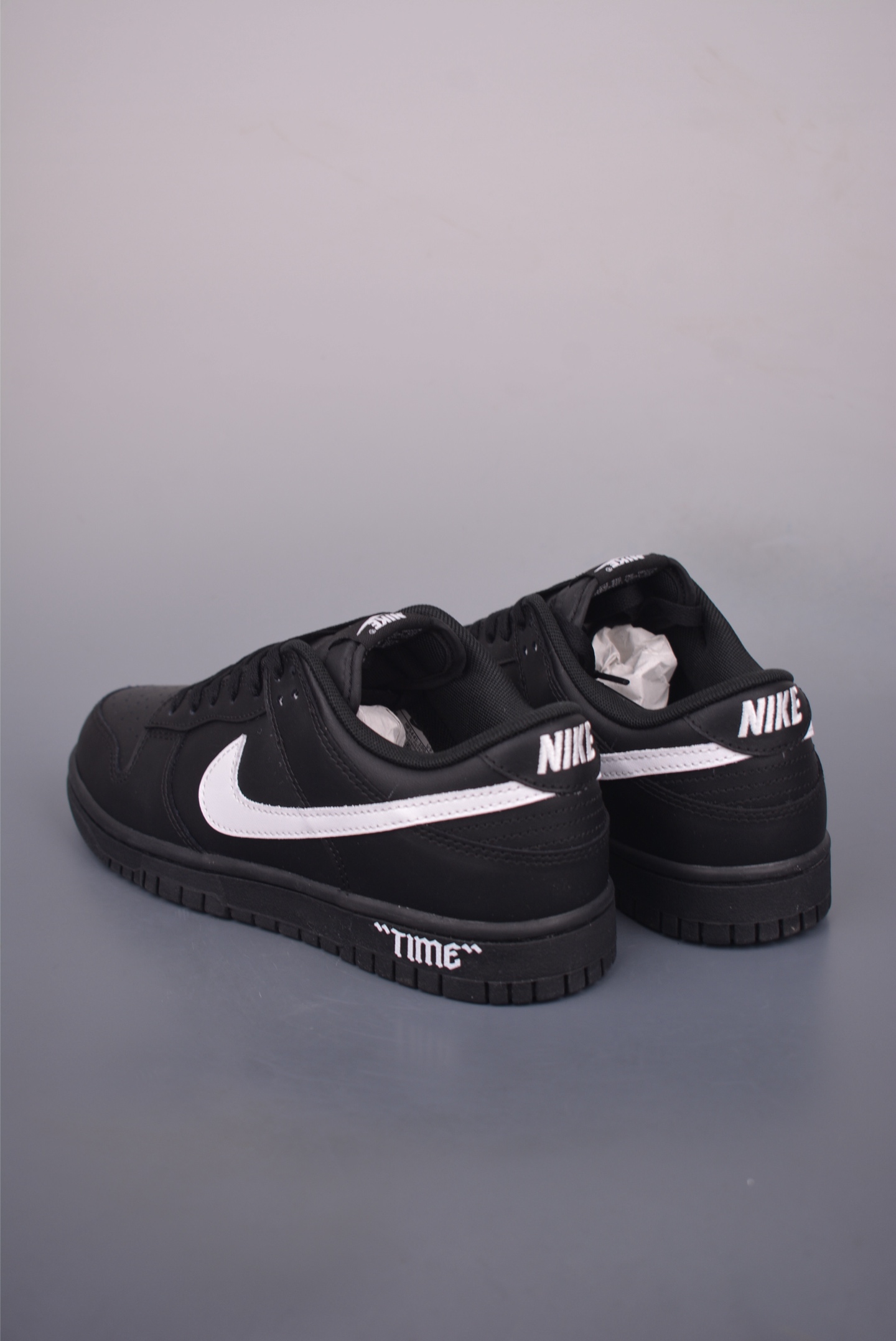 Nike SB Dunk Low Time Collab Black and White Sneakers HF5441-100 Men's 2 i1754604897818 6724 0 1