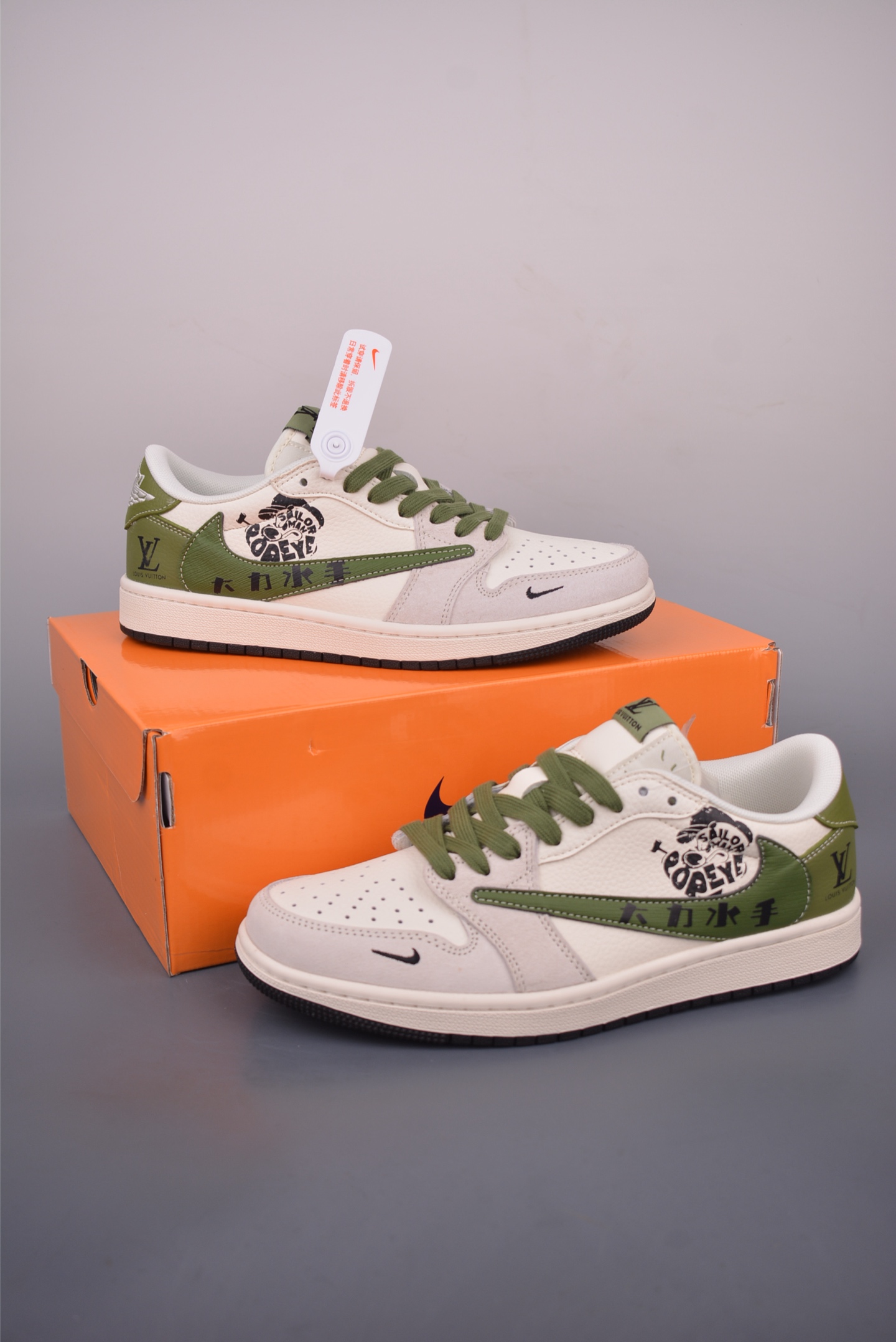 Fragment x Travis Scott x Louis Vuitton Air Jordan 1 Low-Sneakers 5 i1754604946765 7088 0 4