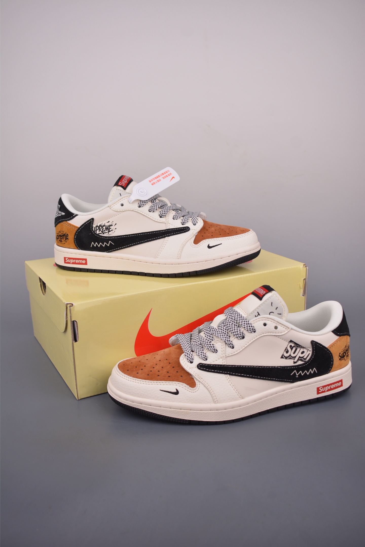 Fragment x Travis Scott x Supreme Air Jordan 1 Low - Limited Edition Sneakers 6 i1754604994572 5660 0 4