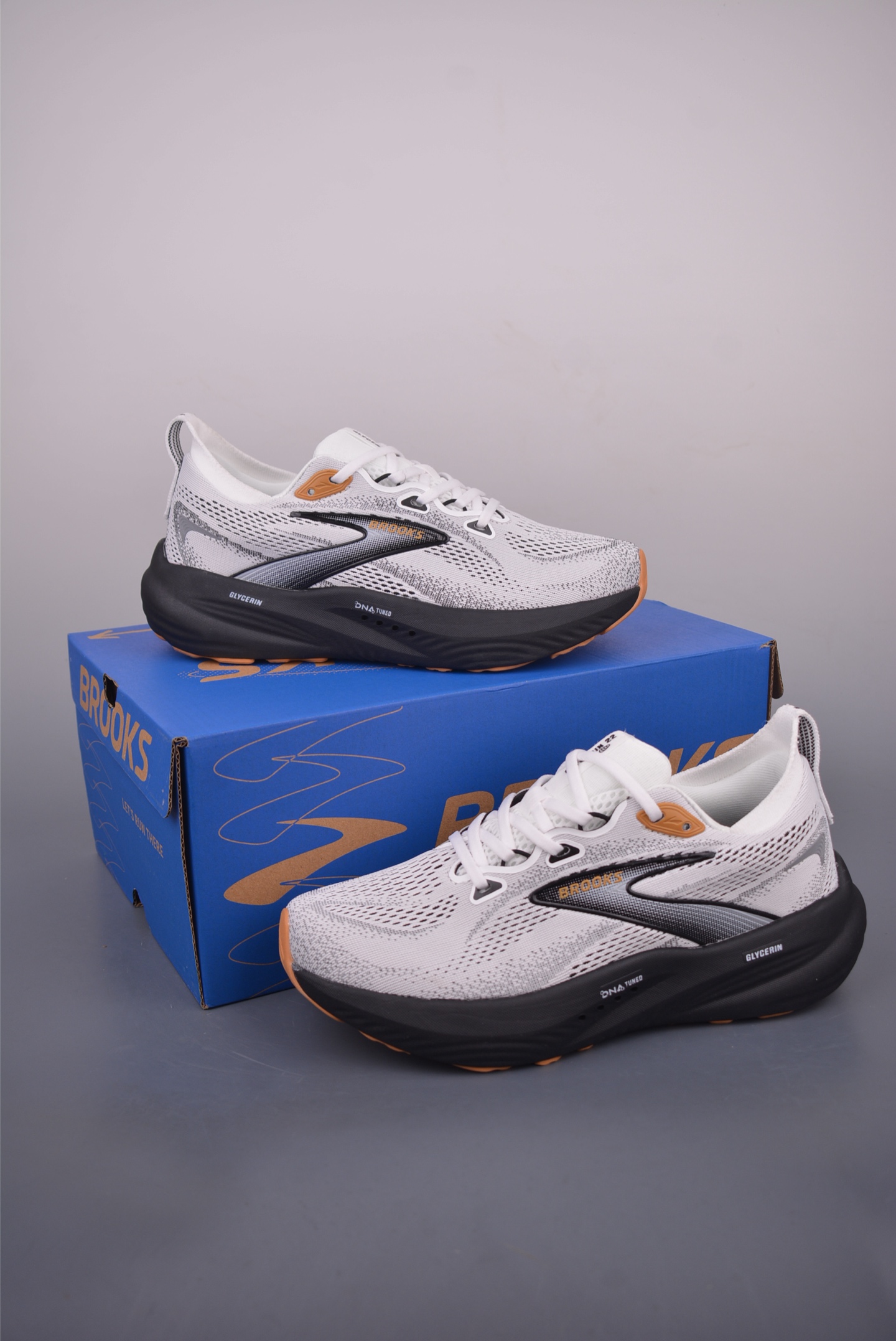 Brooks 布鲁克斯 Glycerin 22 超弹轻盈跑步鞋 支撑休闲运动慢跑鞋 110445