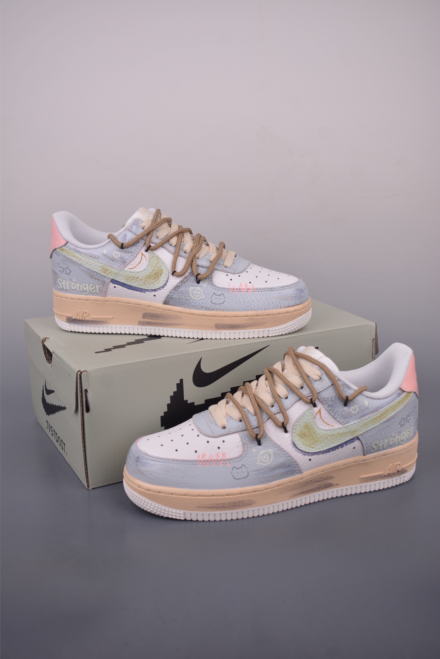 Nike Air Force 1 Low 'Misty Journey' Deconstructed Lace-Up Sneakers 6 i1754773617472 9529 0 4