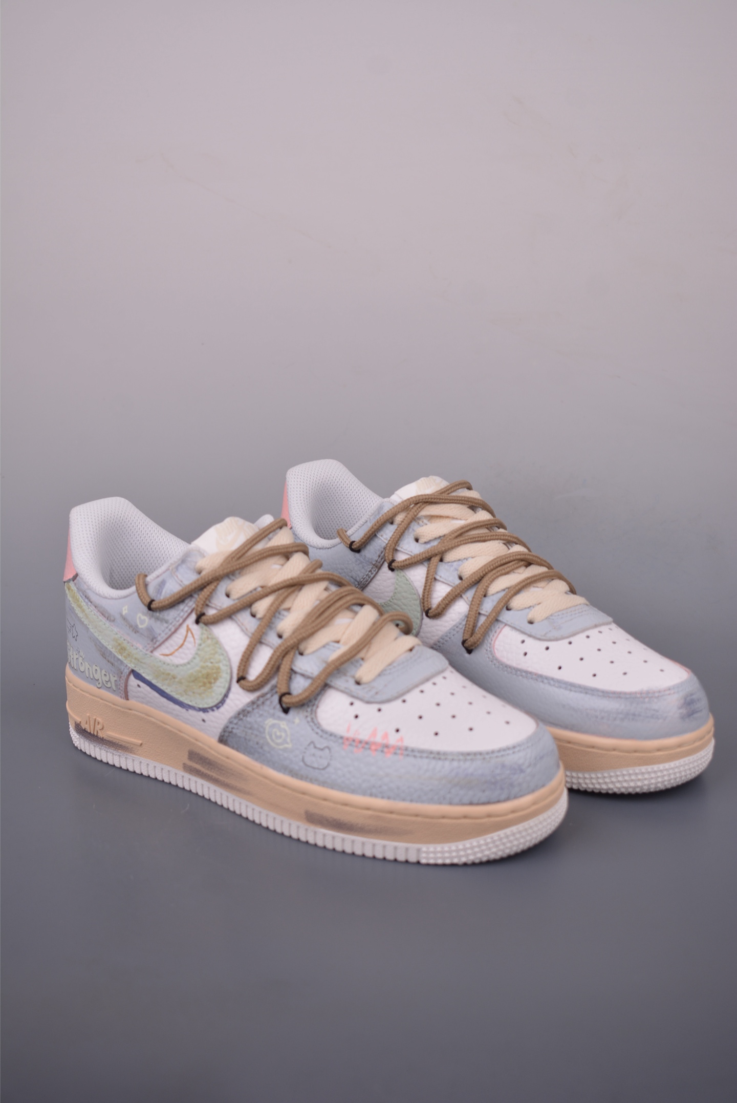 Nike Air Force 1 Low 'Misty Journey' Deconstructed Lace-Up Sneakers 2 i1754773619609 5581 0 0