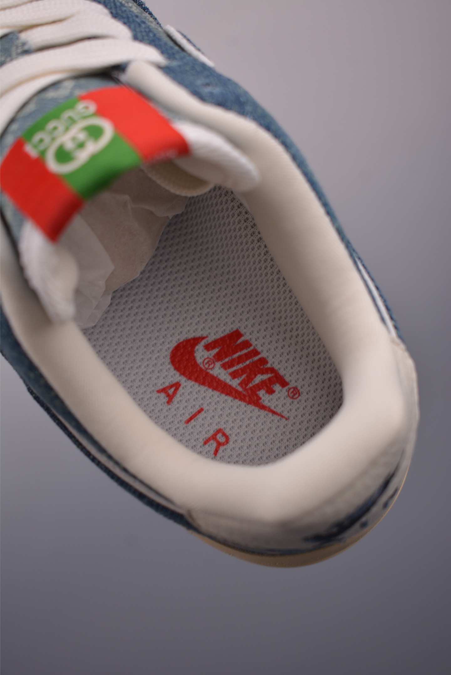 Nike Air Force 1 Low Gucci Denim Sneakers - Limited Edition Collaboration 10 i1754773650959 7138 0 8