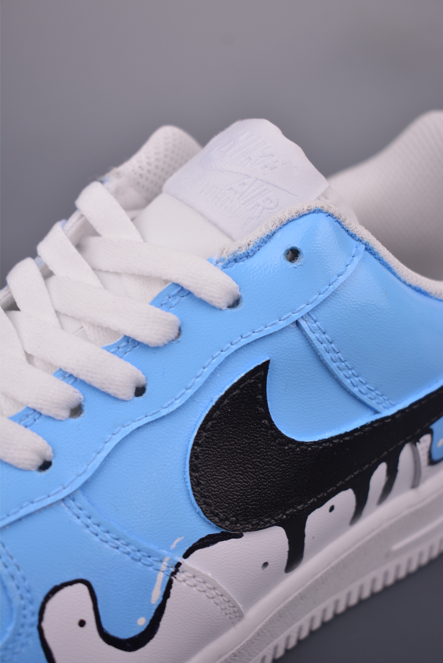 Nike Air Force 1 Low Custom 'Blue Drip' Edition - Stylish & Unique Design 8 i1754773689934 9786 0 6