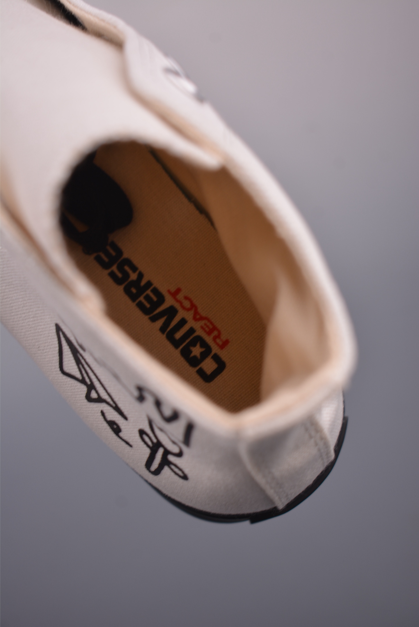 Converse All Star Lift High Top Platform Sneaker - White/Black, Crown and Airplane Print 9 i1754774340362 8580 0 8