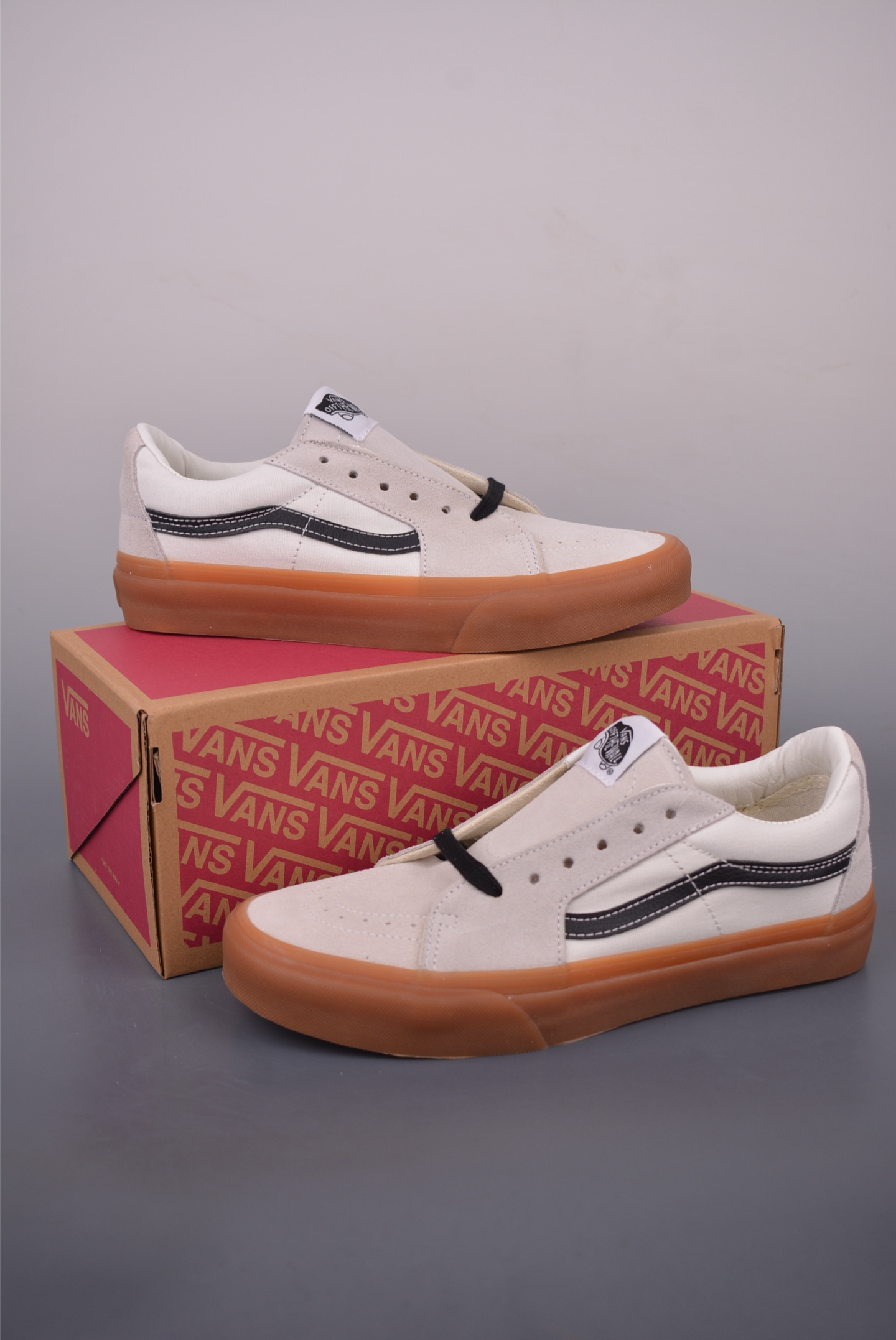 Vans Sk8-Low White Gum Sole - Retro Canvas Sneakers 6 i1754774699133 3234 0 4