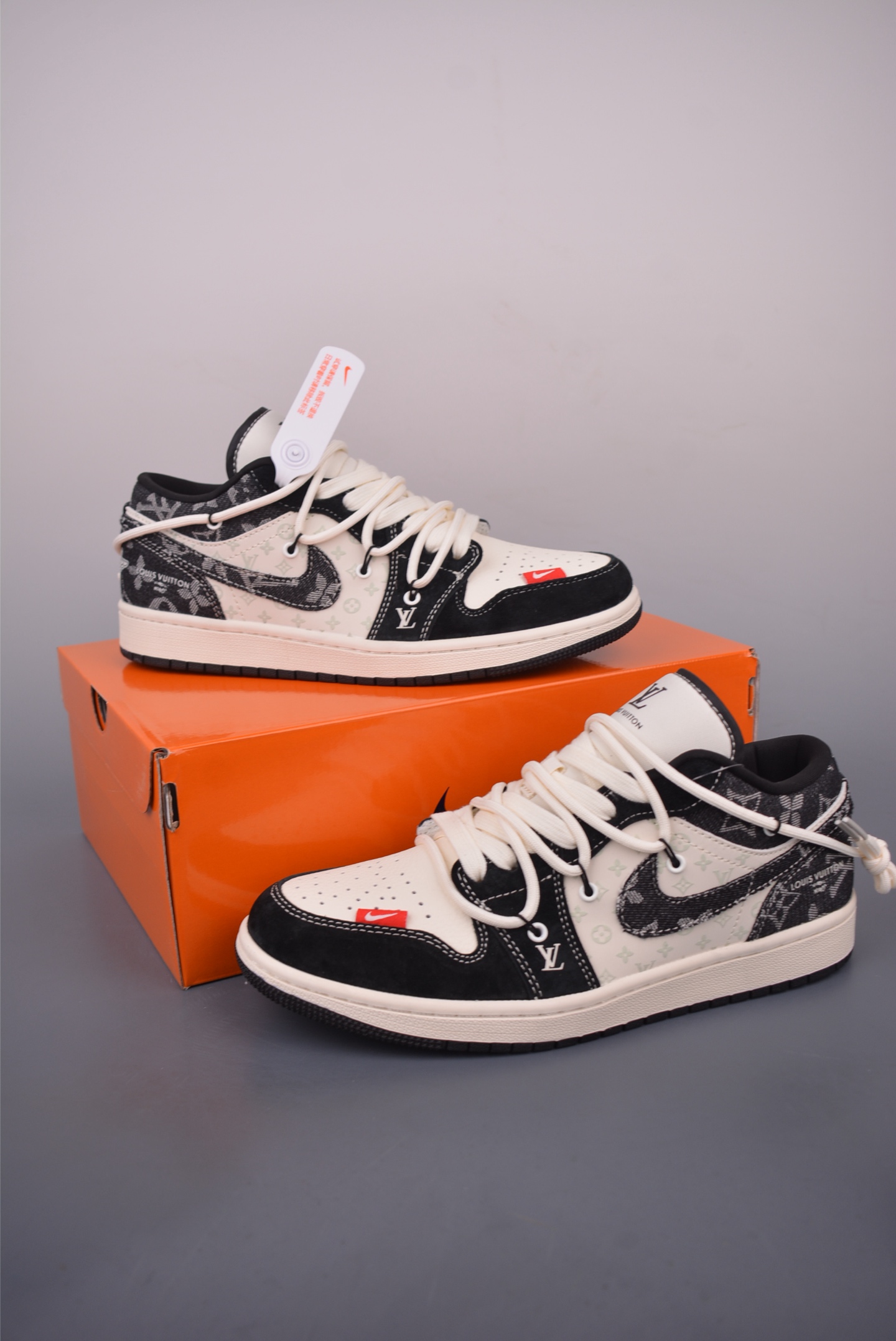 Louis Vuitton X Nike Air Jordan 1 Low Sneakers Designer Collaboration 5 i1754775448375 6579 0 4