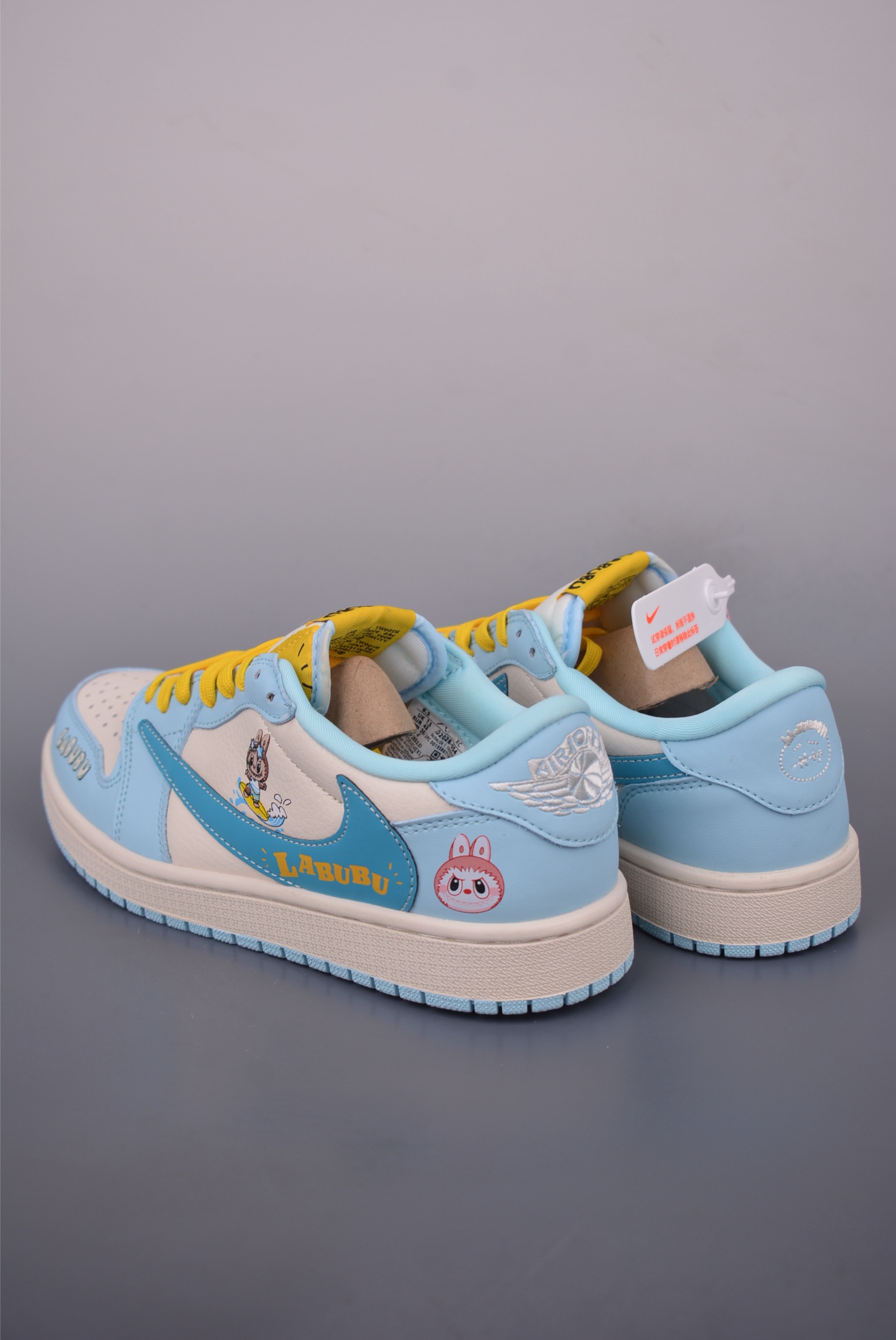 Fragment x Travis Scott x LABUBU Air Jordan 1 Low 三方联名倒钩 LD2028-054