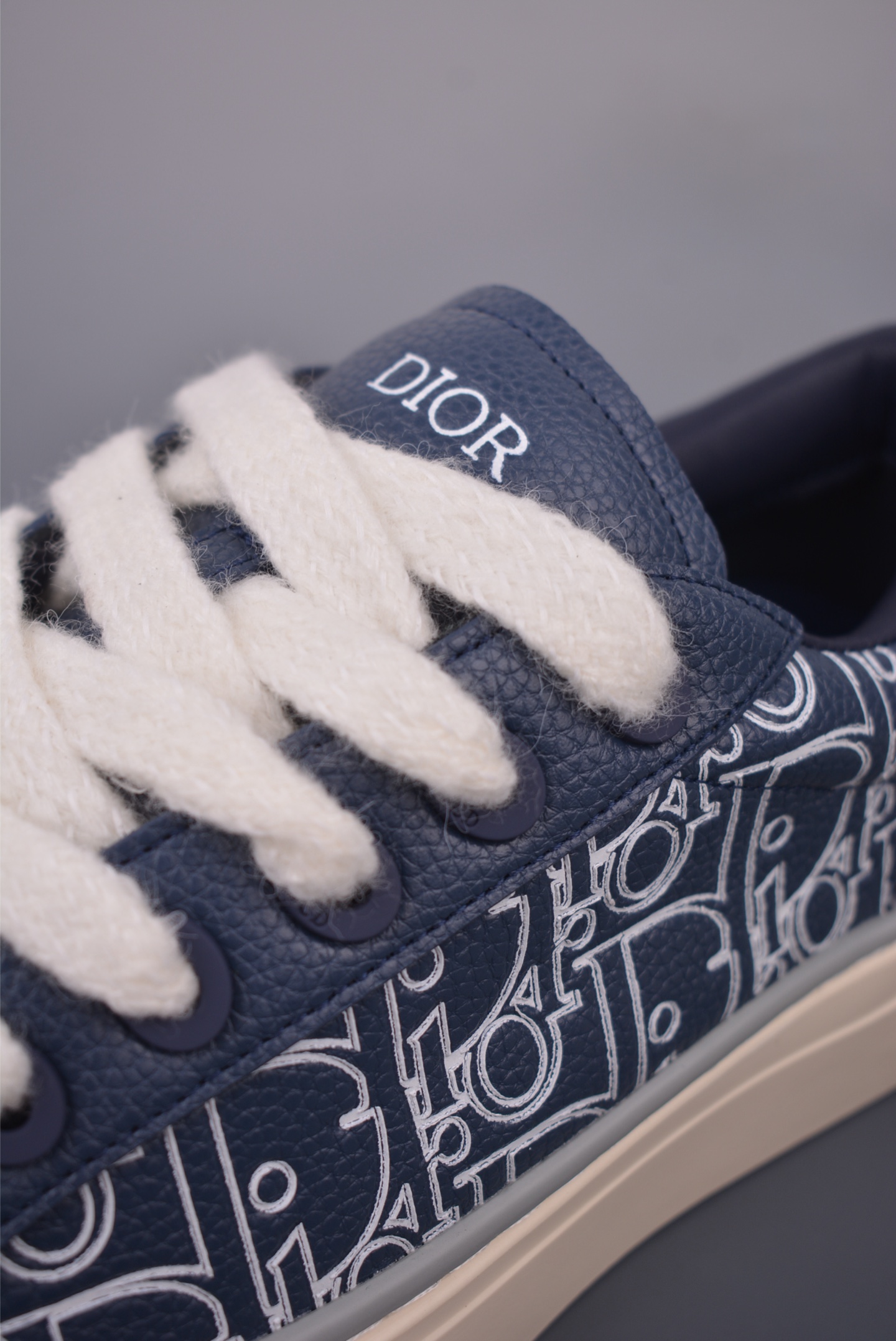 Dior B27 Blue Leather Sneakers with Iconic CD Design, Casual and Stylish 8 i1754820495396 4928 0 6