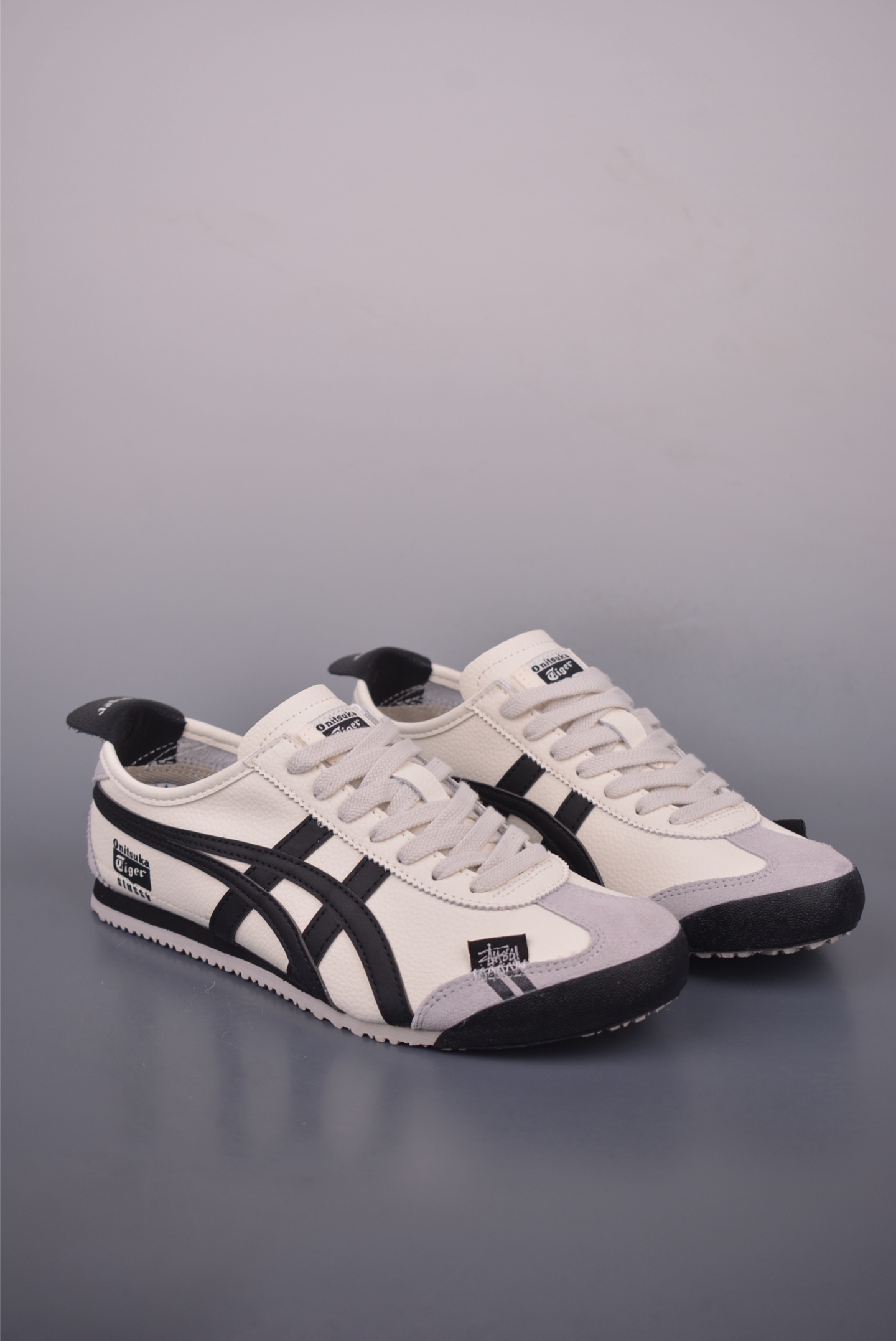 Onitsuka Tiger Mexico 66 Cream/Black Leather Sneakers Unisex Style 1 i1754856888691 5378 0 0