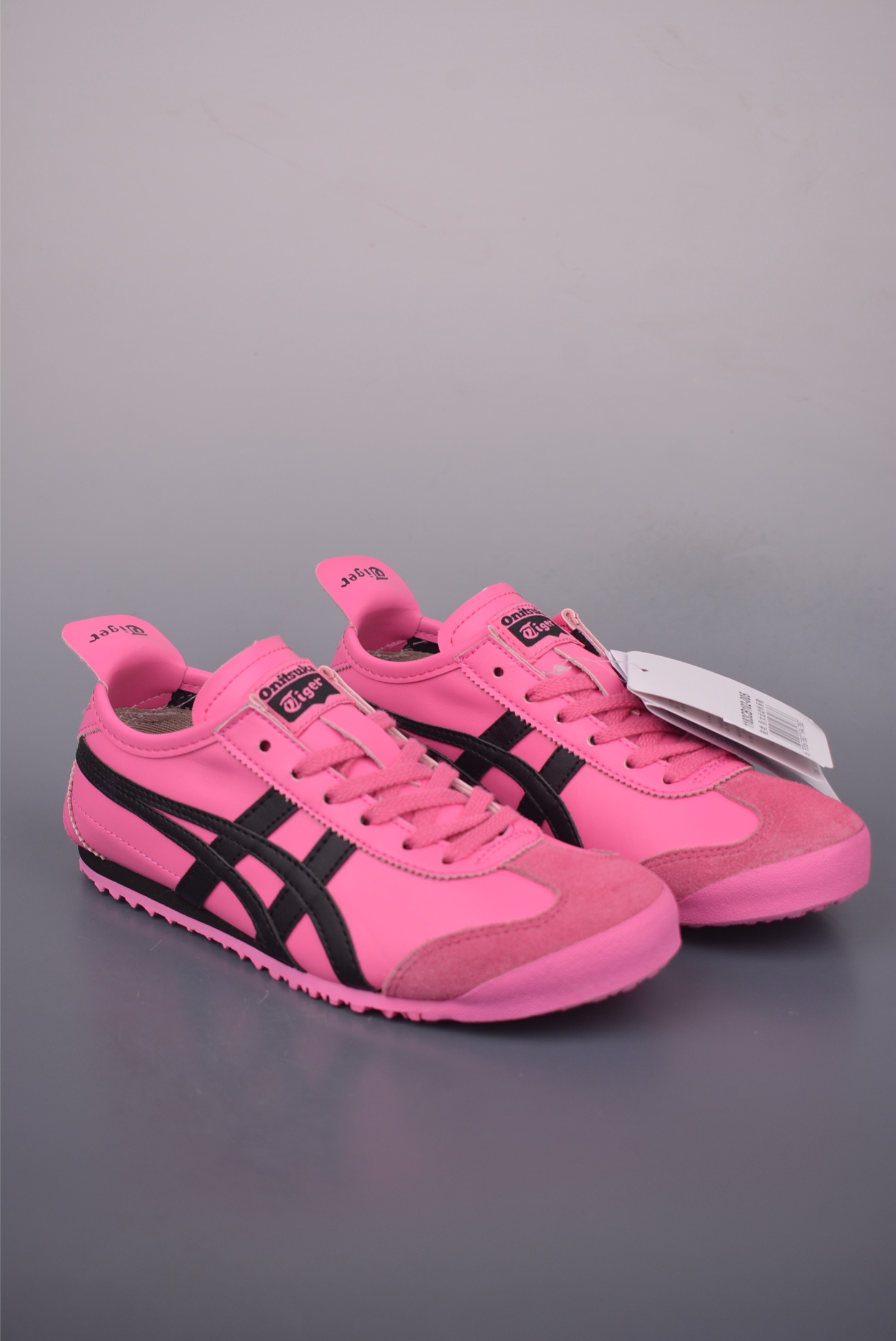 Onitsuka Tiger Mexico 66 Slip-On Shoes - Pink/Black, Sizes 36-41.5 2 i1754950589457 3928 0 0